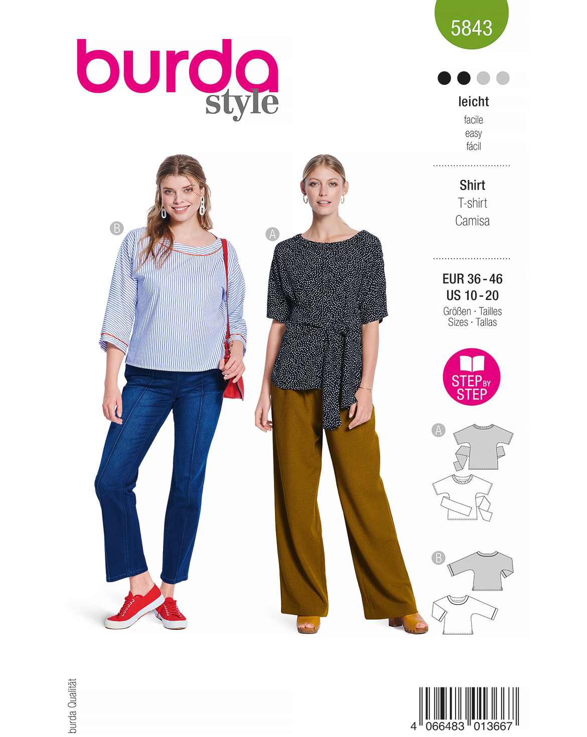 burda Schnittmuster 5843 – Bild 1