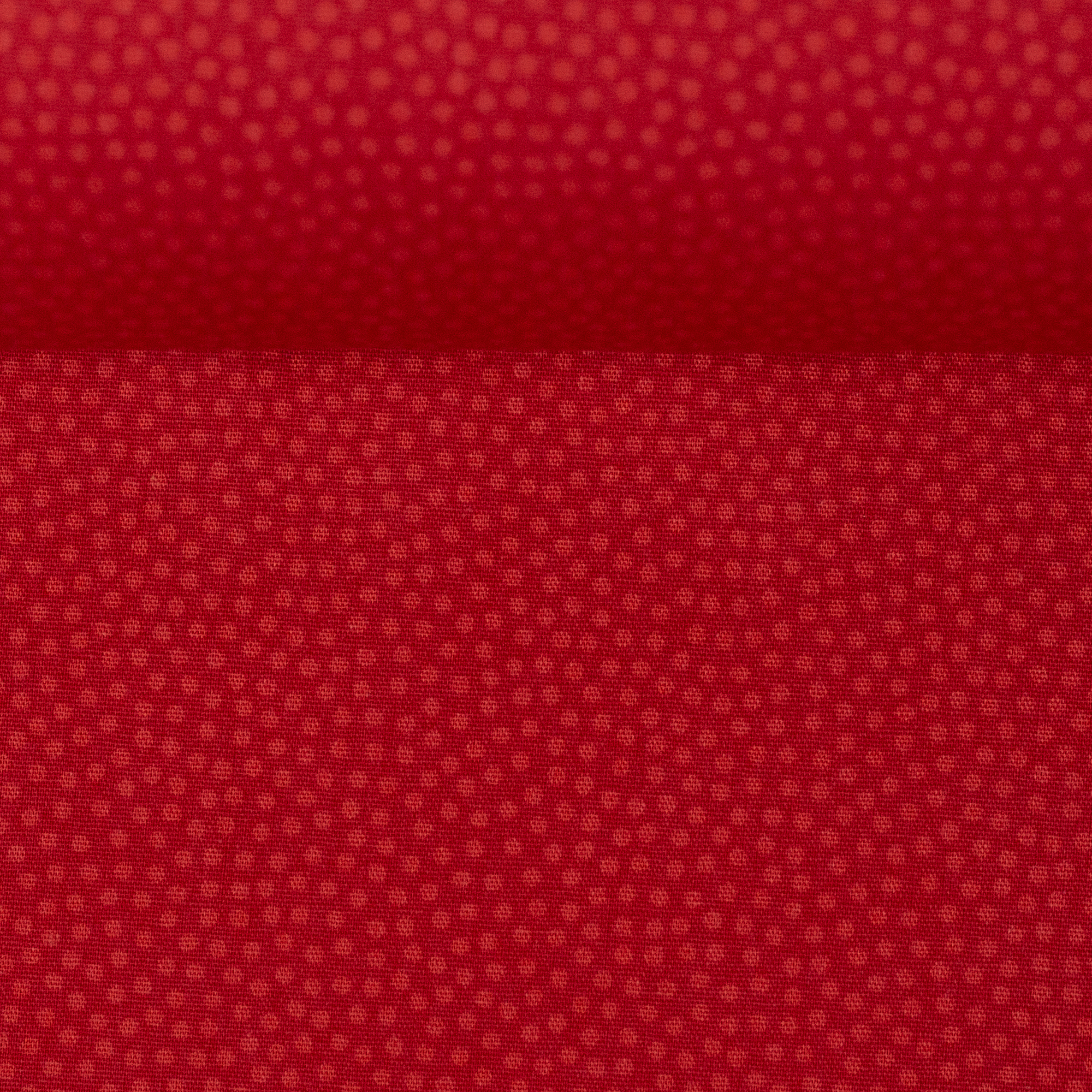 Baumwollstoff Punkte Rot
