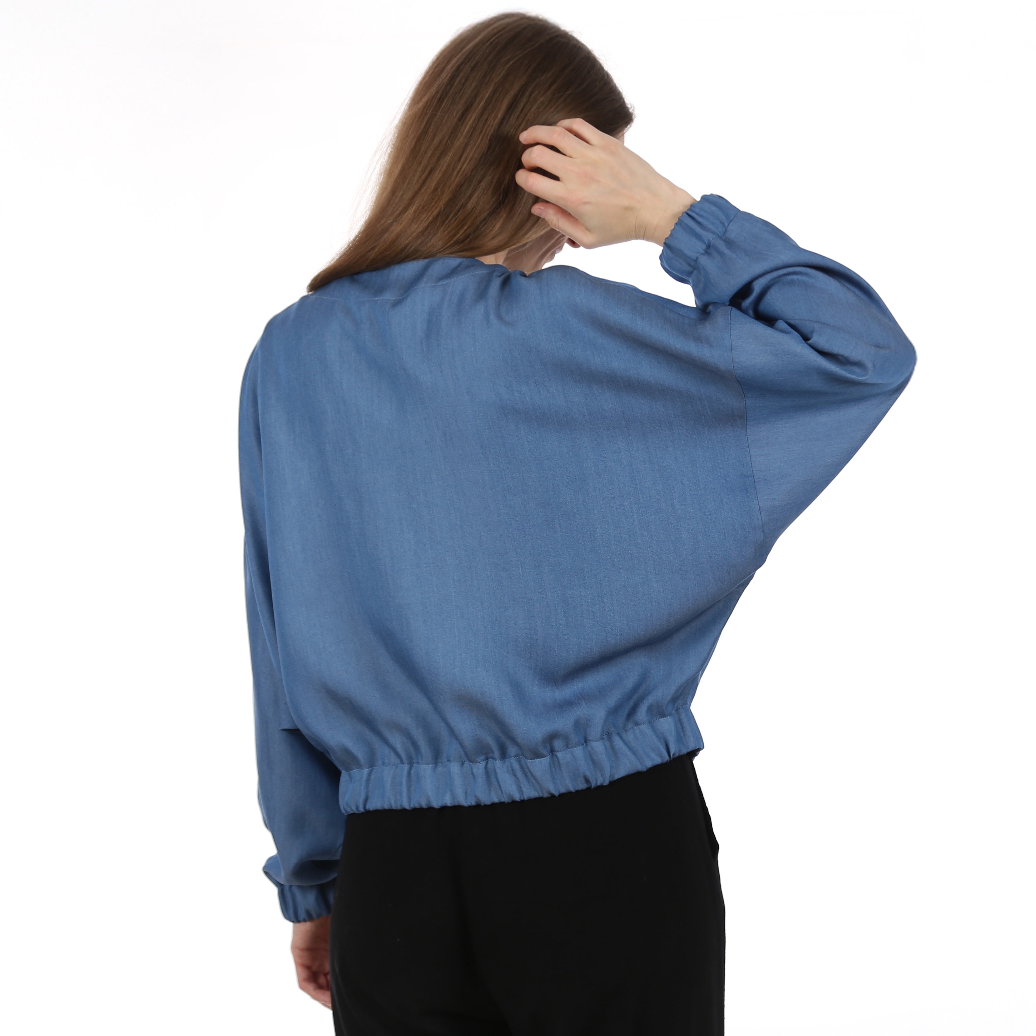 Schnittmuster FRAU KORA – leichte Jacke mit Fledermausärmeln, STUDIO SCHNITTREIF