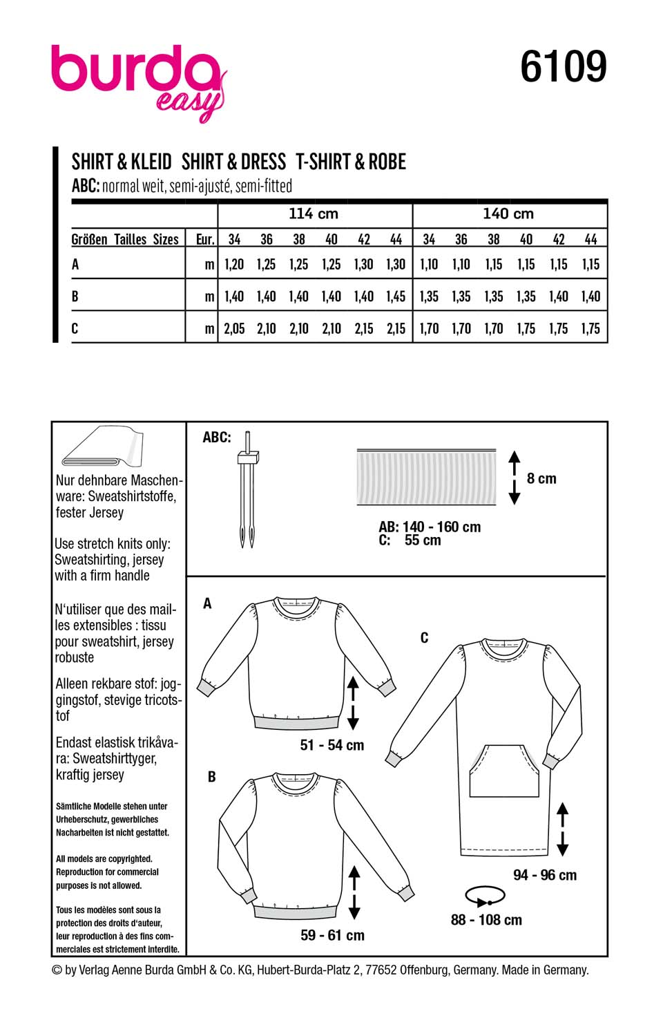 burda Schnittmuster 6109 – Bild 2