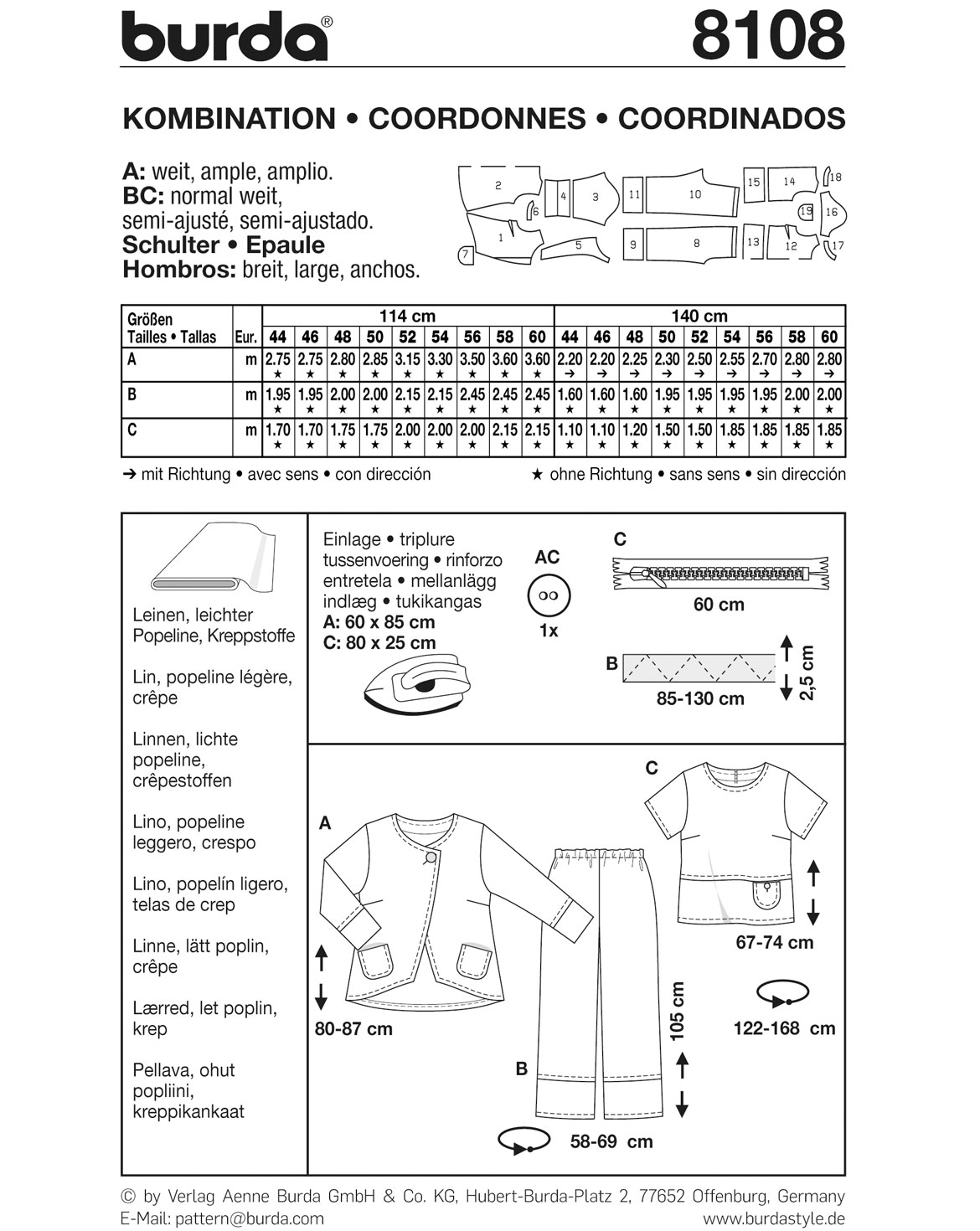 burda Schnittmuster 8108 – Bild 3