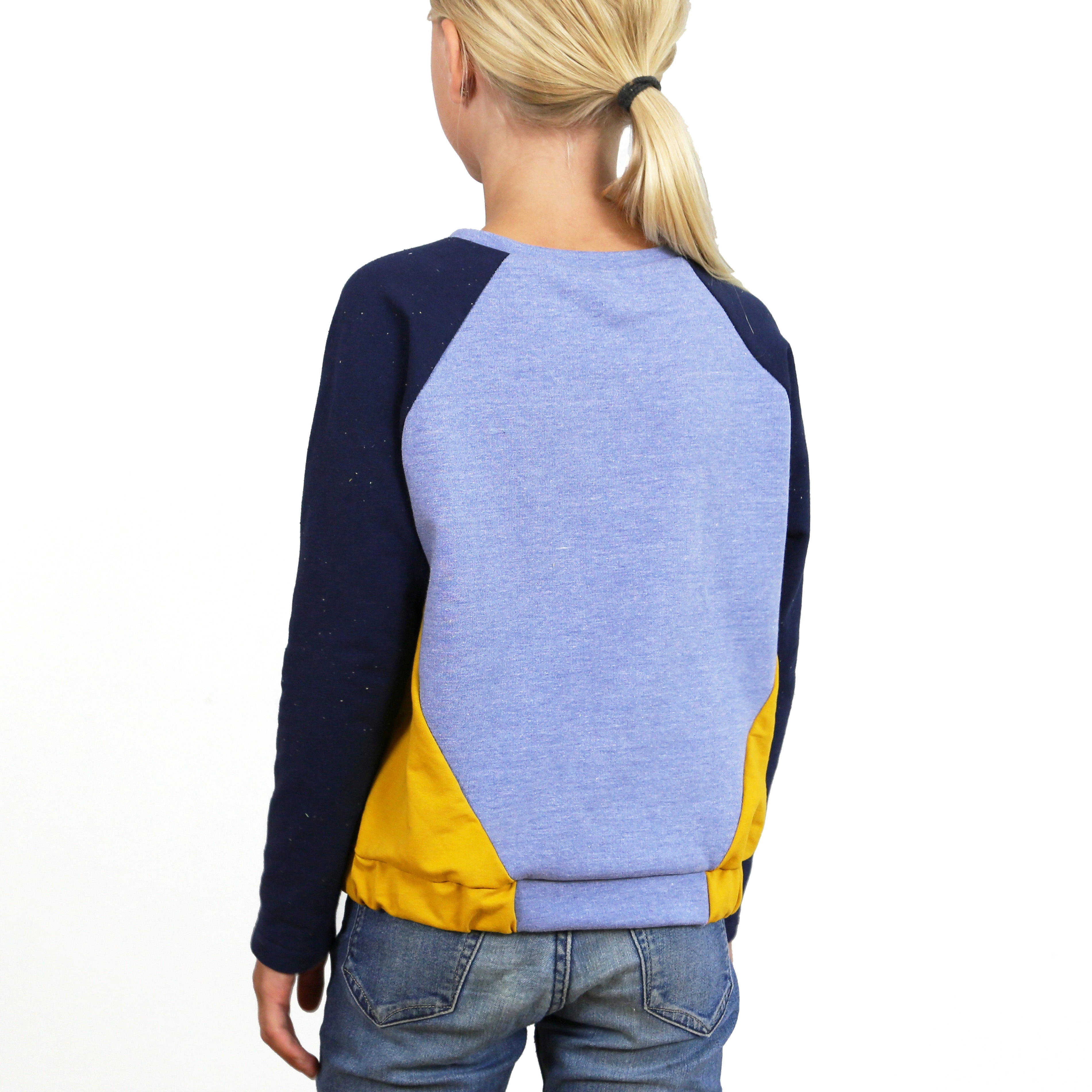Schnittmuster LILLE – Raglansweater mit schrägen Teilungsnähten, STUDIO SCHNITTREIF