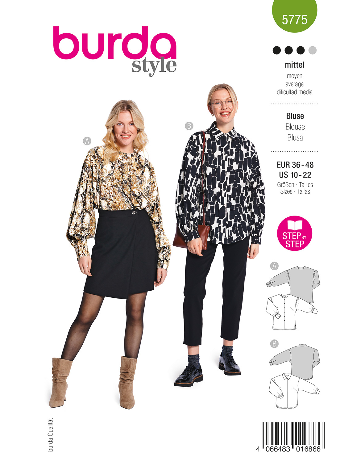 burda Schnittmuster 5775 – Bild 1
