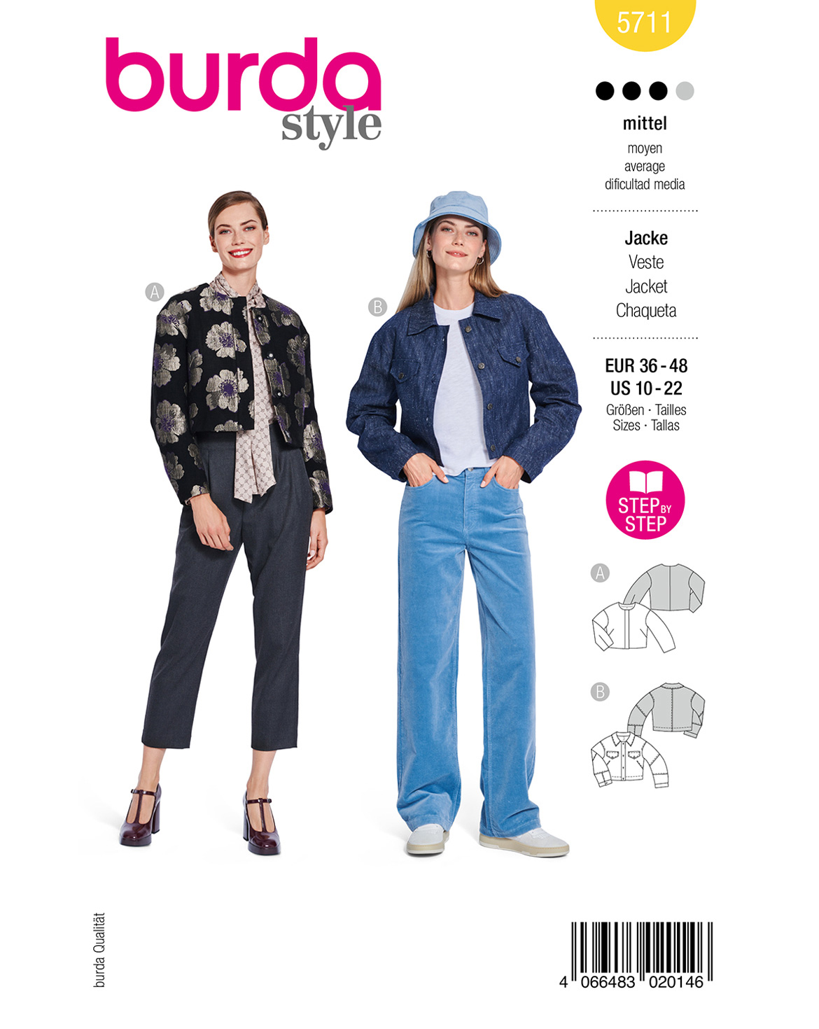 burda Schnittmuster 5711 – Bild 1