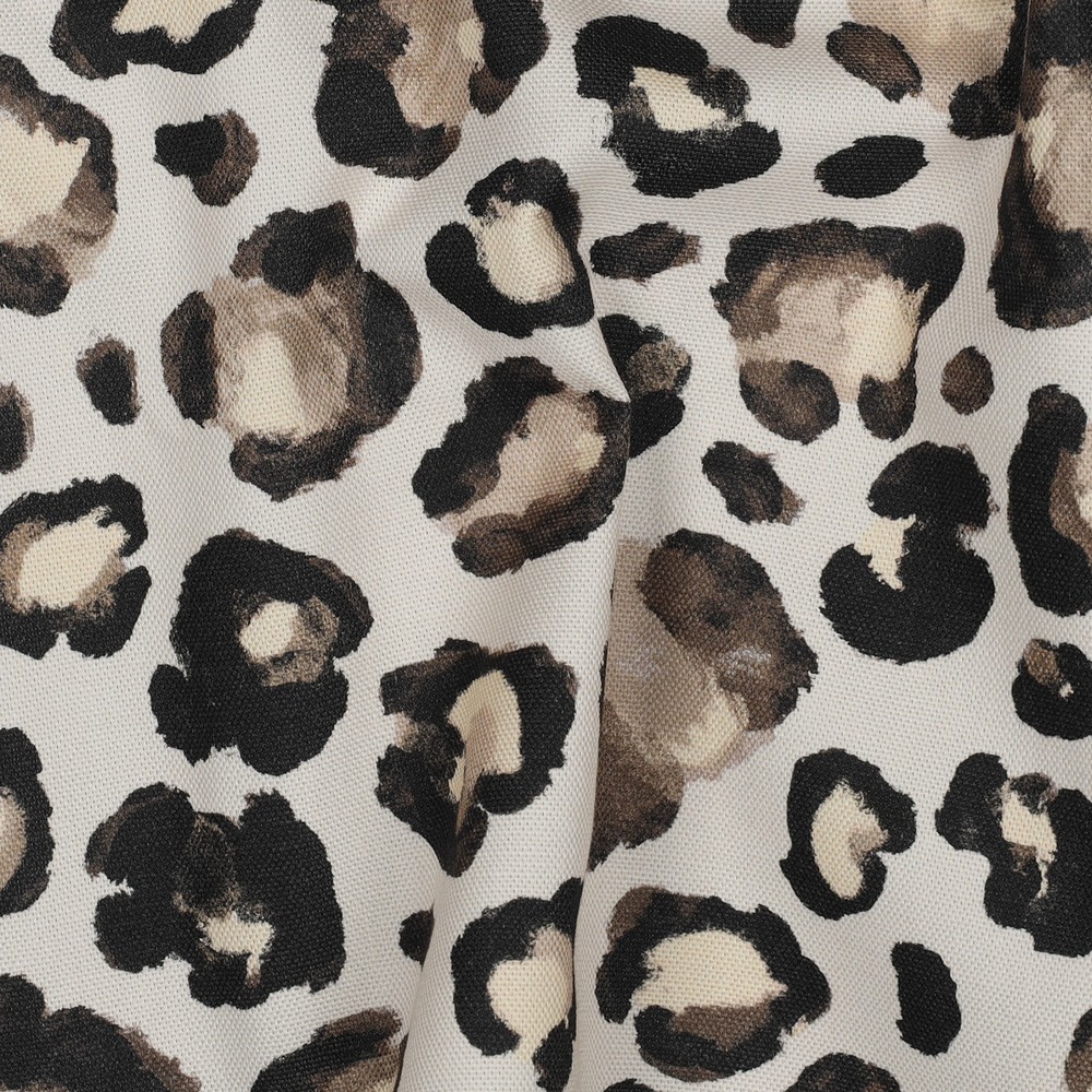 Canvas Leo Natur – kräftiger Baumwoll-Canvas mit Leoparden-Print