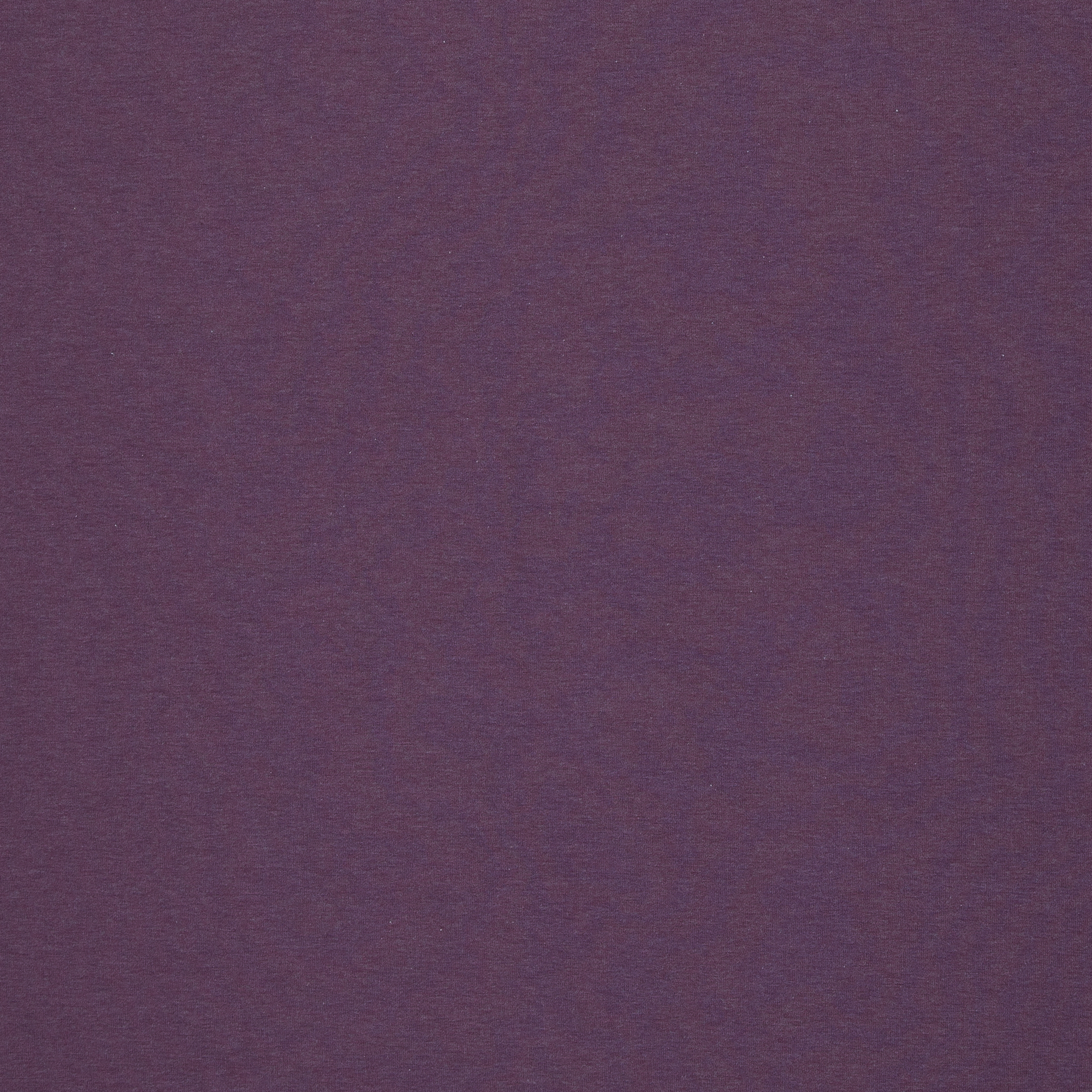 French Terry Uni Lila meliert – innen angerauter French Terry / Sommersweat, Lila meliert (gedämpftes Aubergine-Violett meliert)