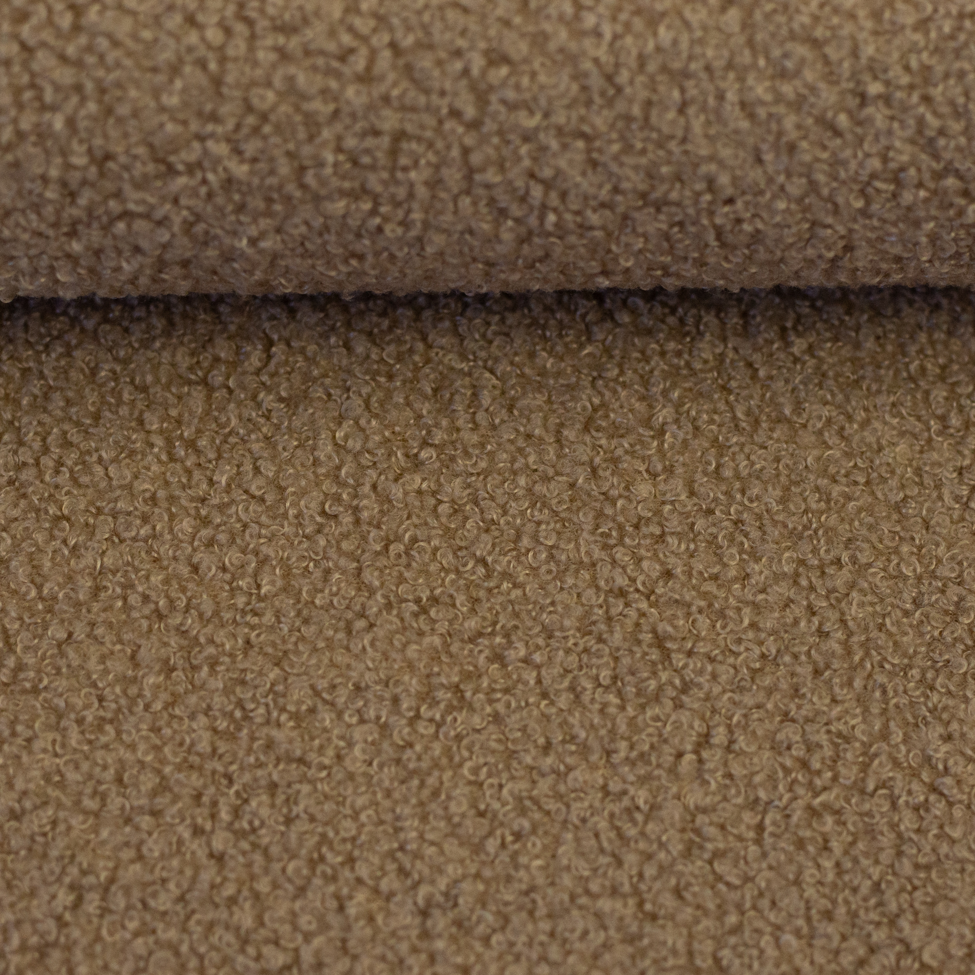 Doubleface Teddy Paddy Camel/Naturweiss