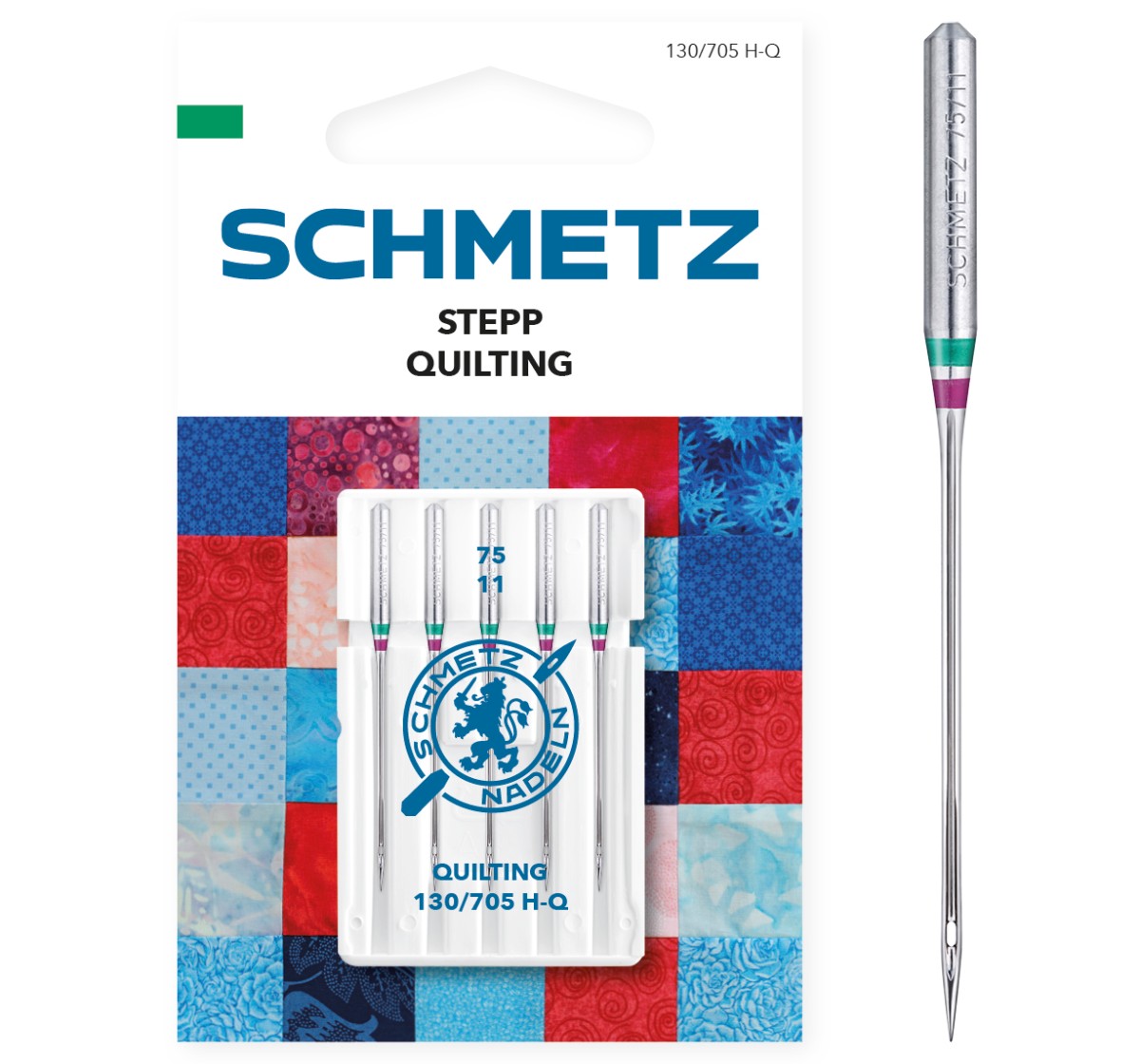 Schmetz Stepp-Nadel (75/11) | 130/705 H-Q – offizielles SCHMETZ Produktfoto
