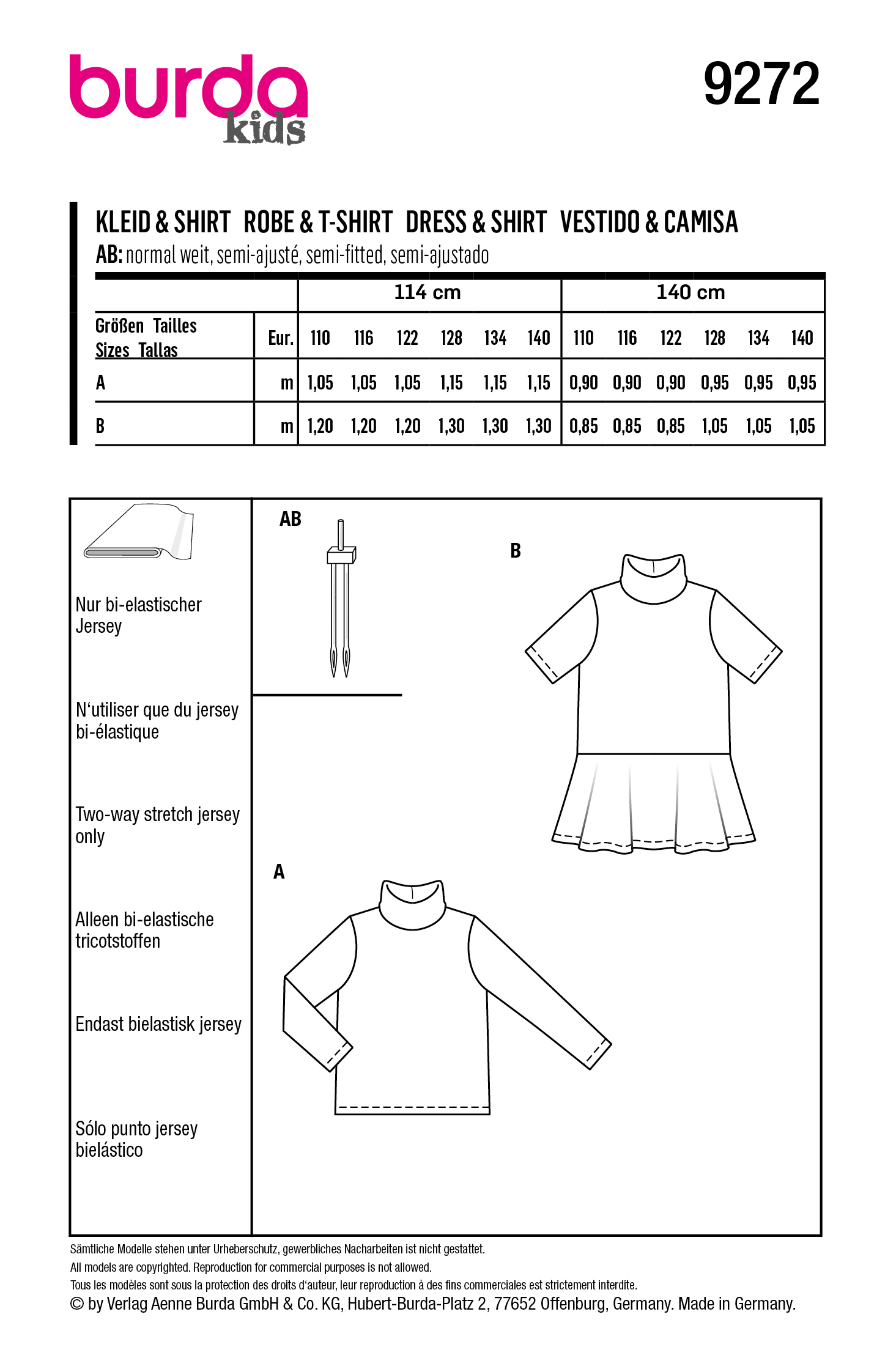 burda Schnittmuster 9272 – Bild 2