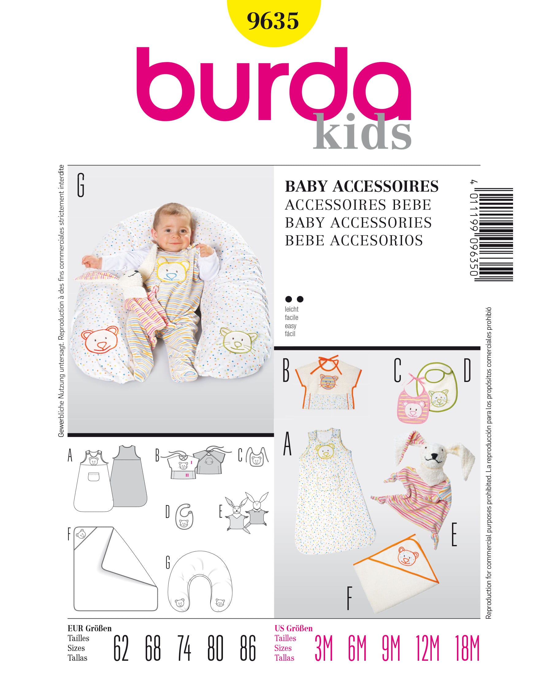 burda Schnittmuster 9635 – Bild 1