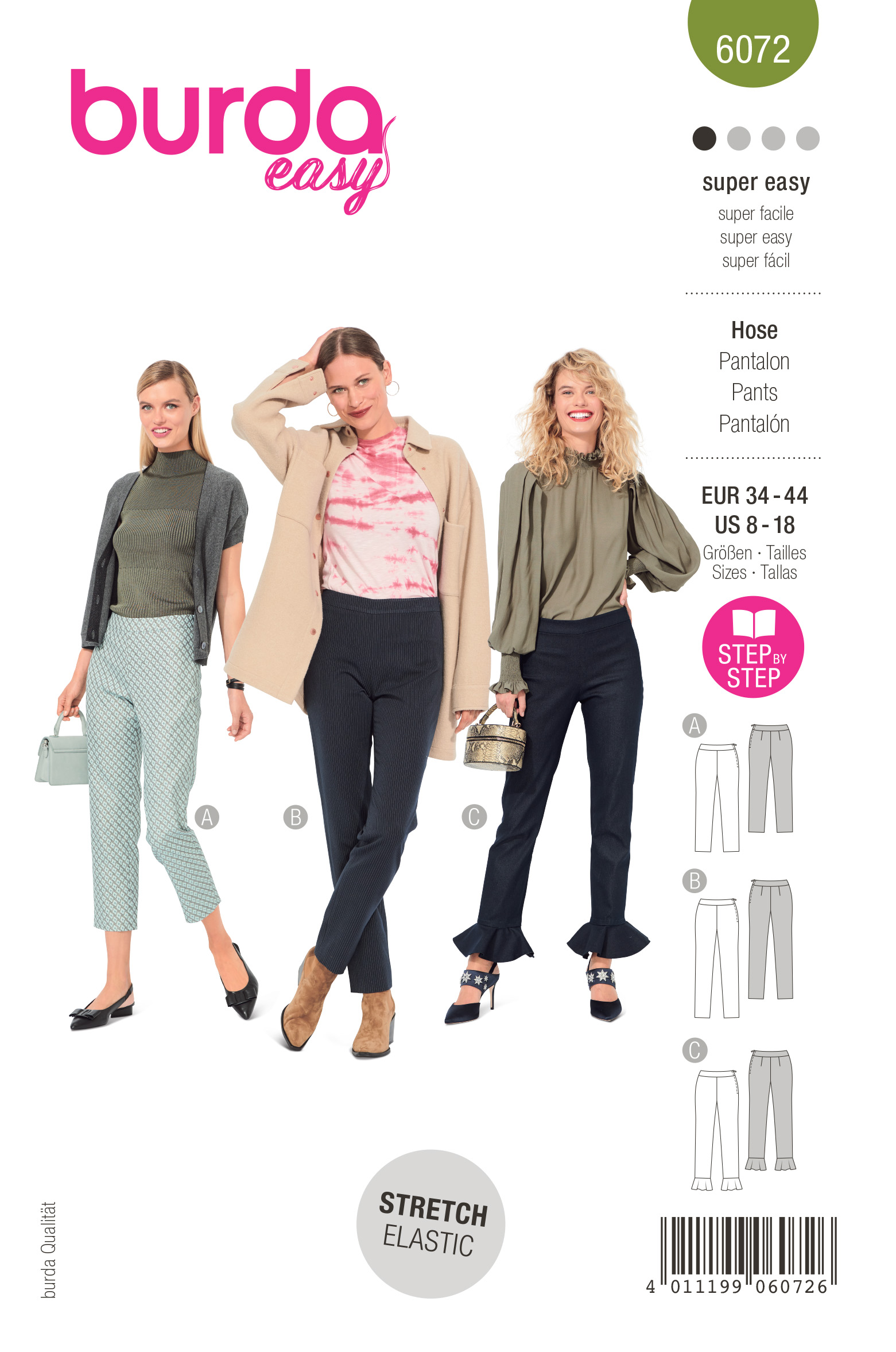 burda Schnittmuster 6072 – Bild 1