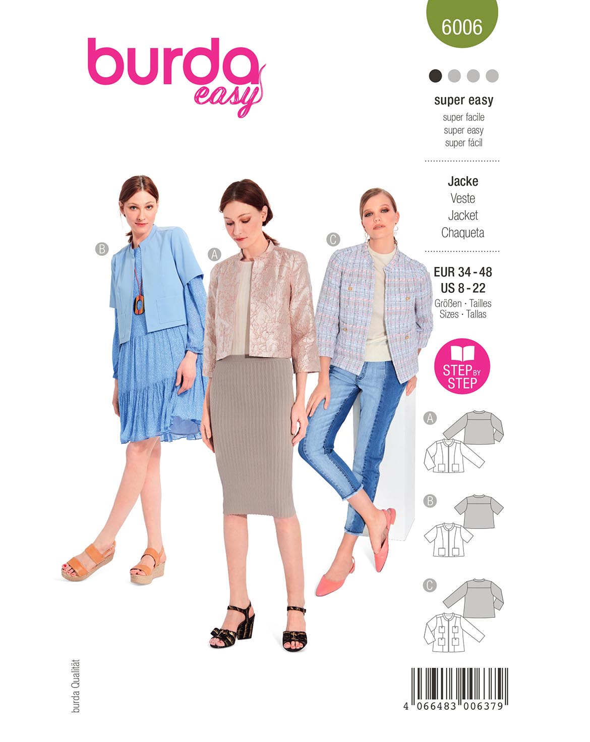 burda Schnittmuster 6006 – Bild 1