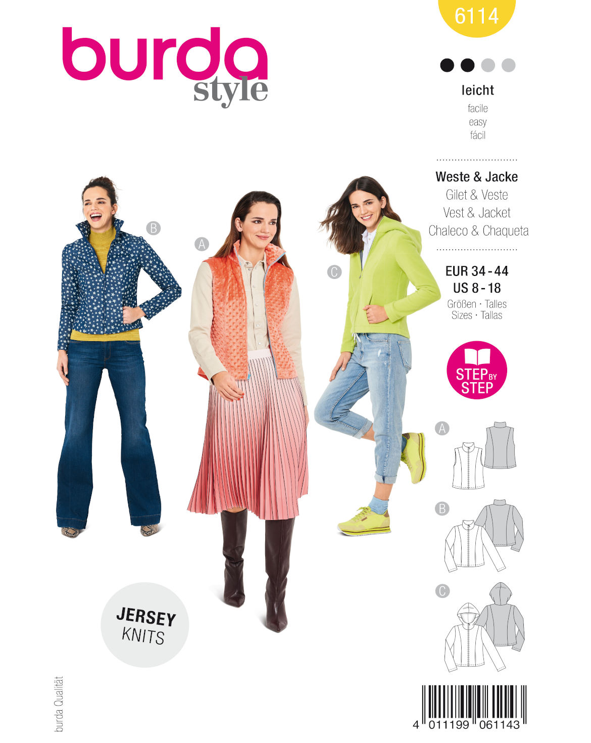 burda Schnittmuster 6114 – Bild 1