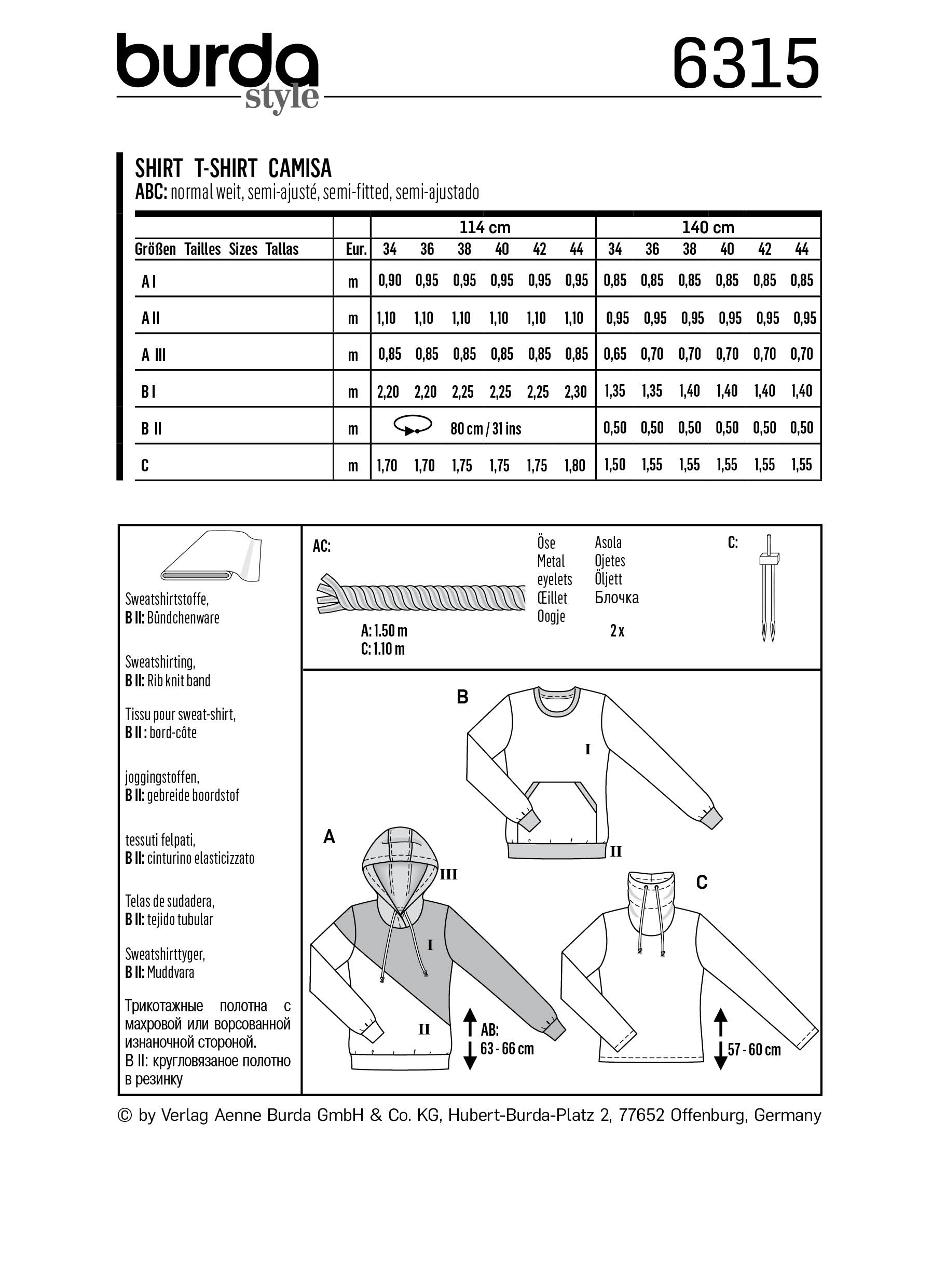 burda Schnittmuster 6315 – Bild 2