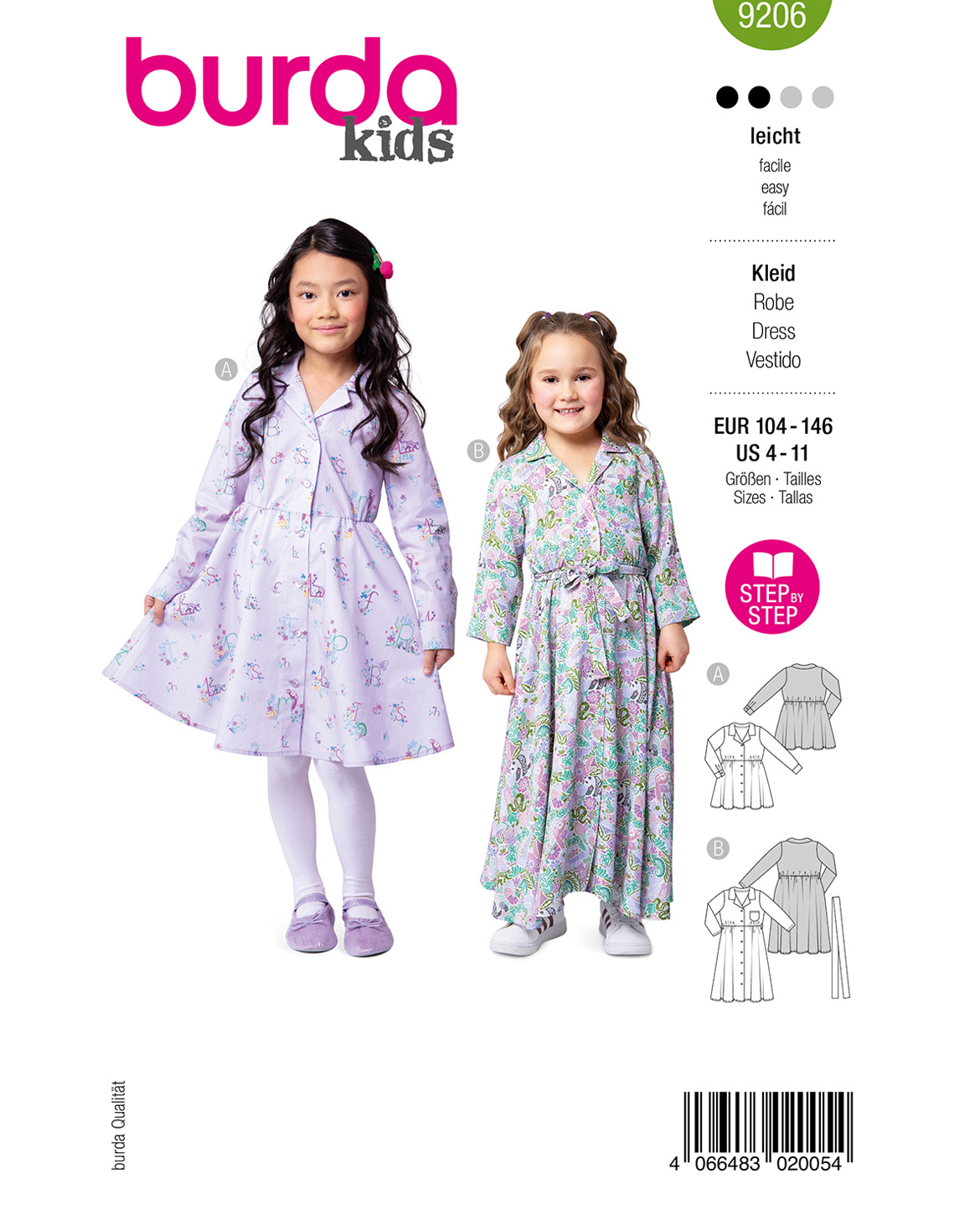 burda Schnittmuster 9206 – Bild 1