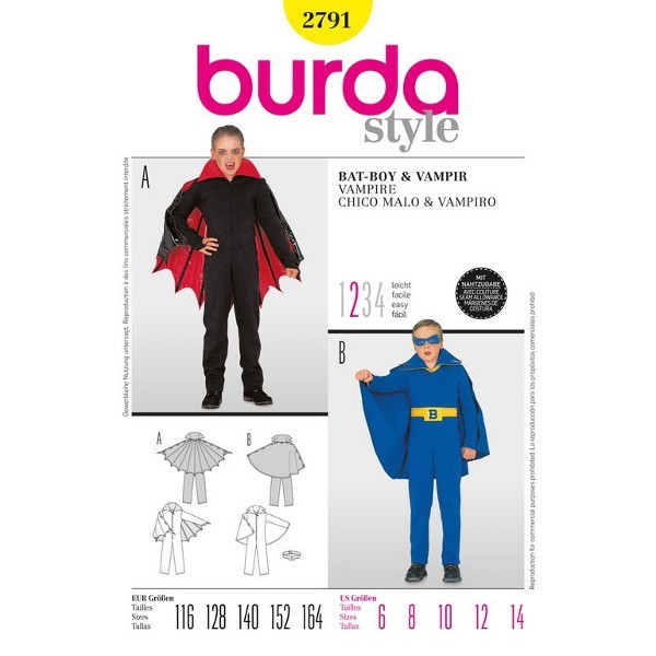 burda Schnittmuster 2791 – Bild 1