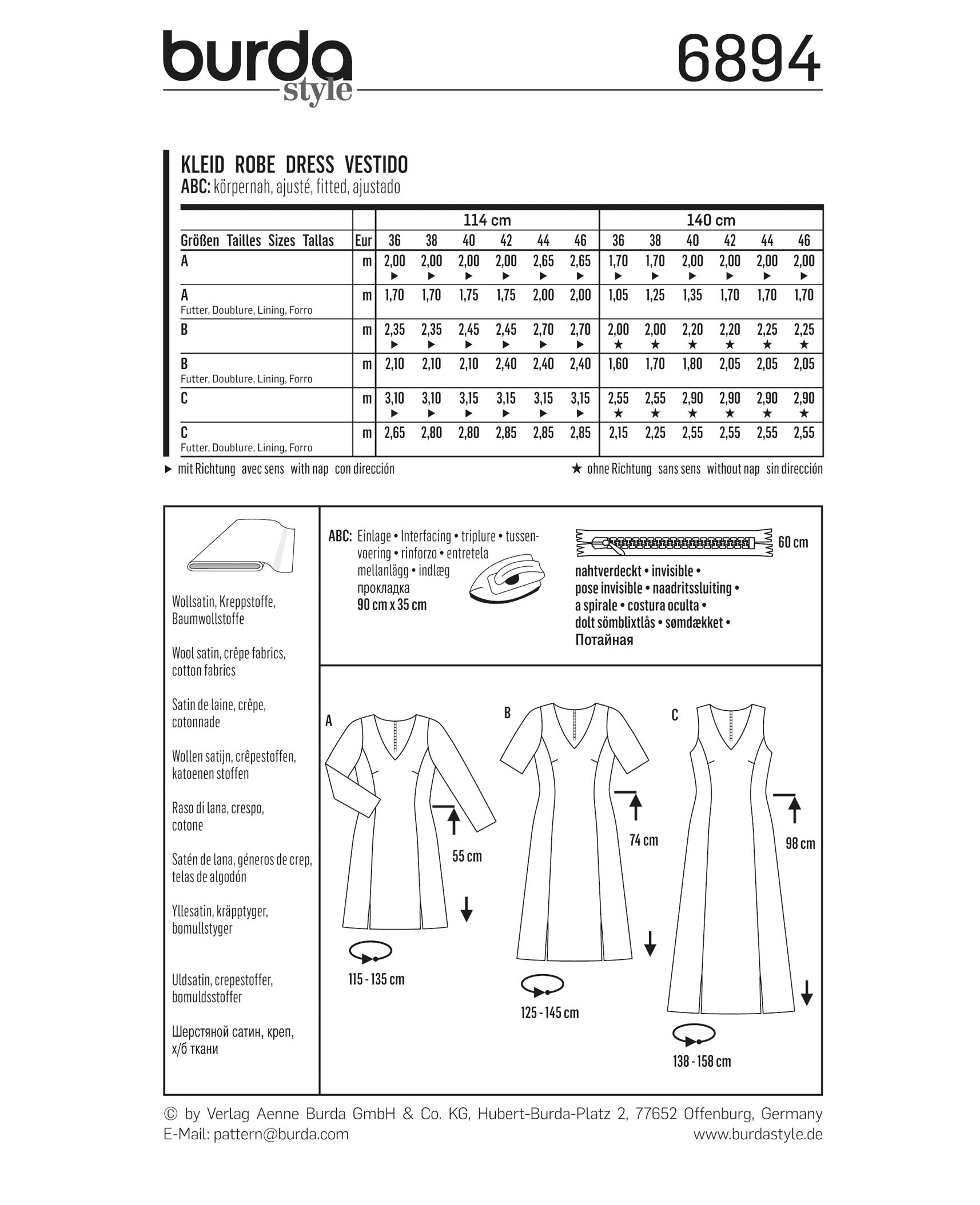 burda Schnittmuster 6894 – Bild 3