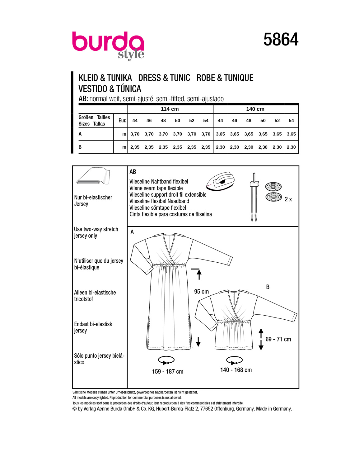 burda Schnittmuster 5864 – Bild 2