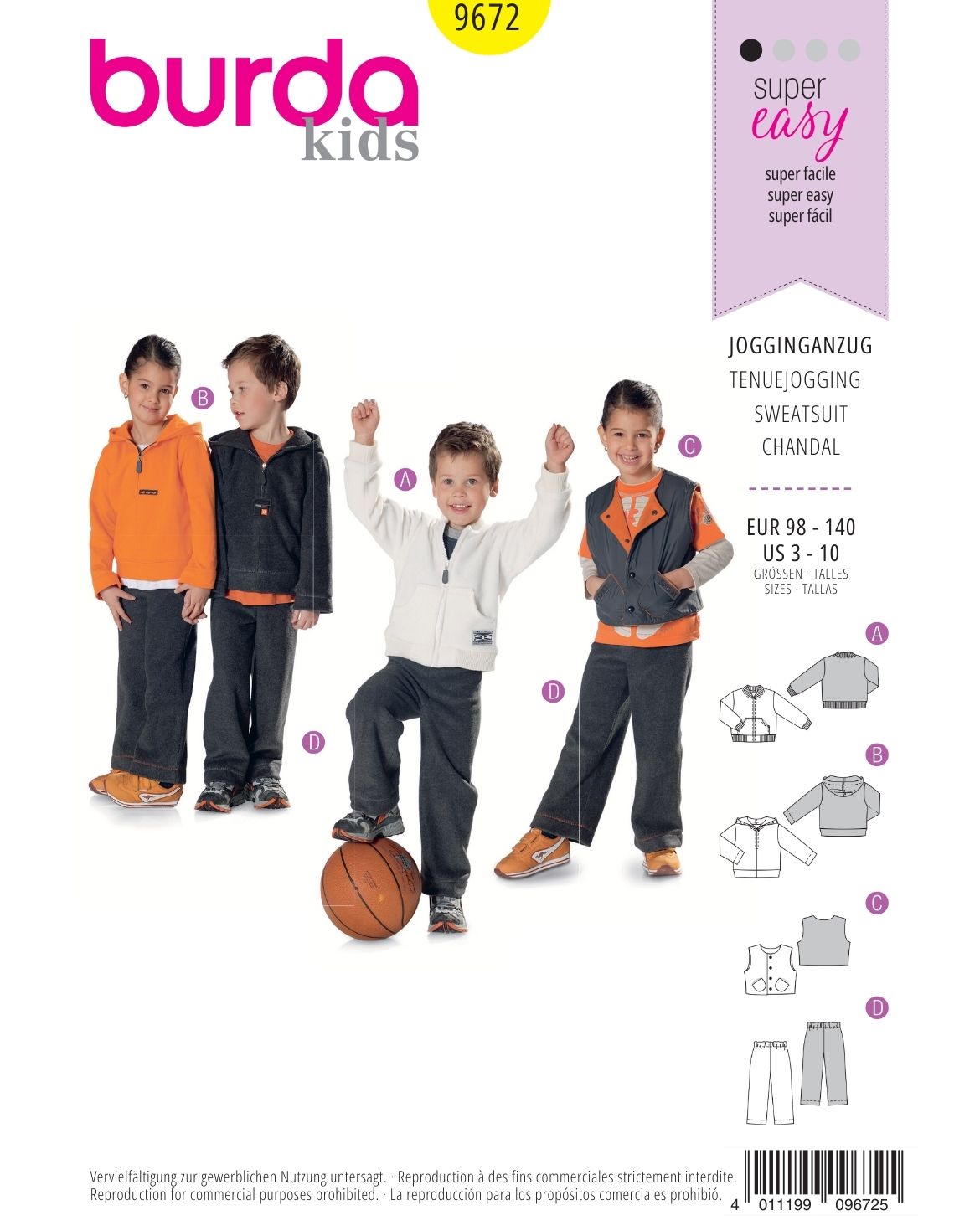 burda Schnittmuster 9672 – Bild 1