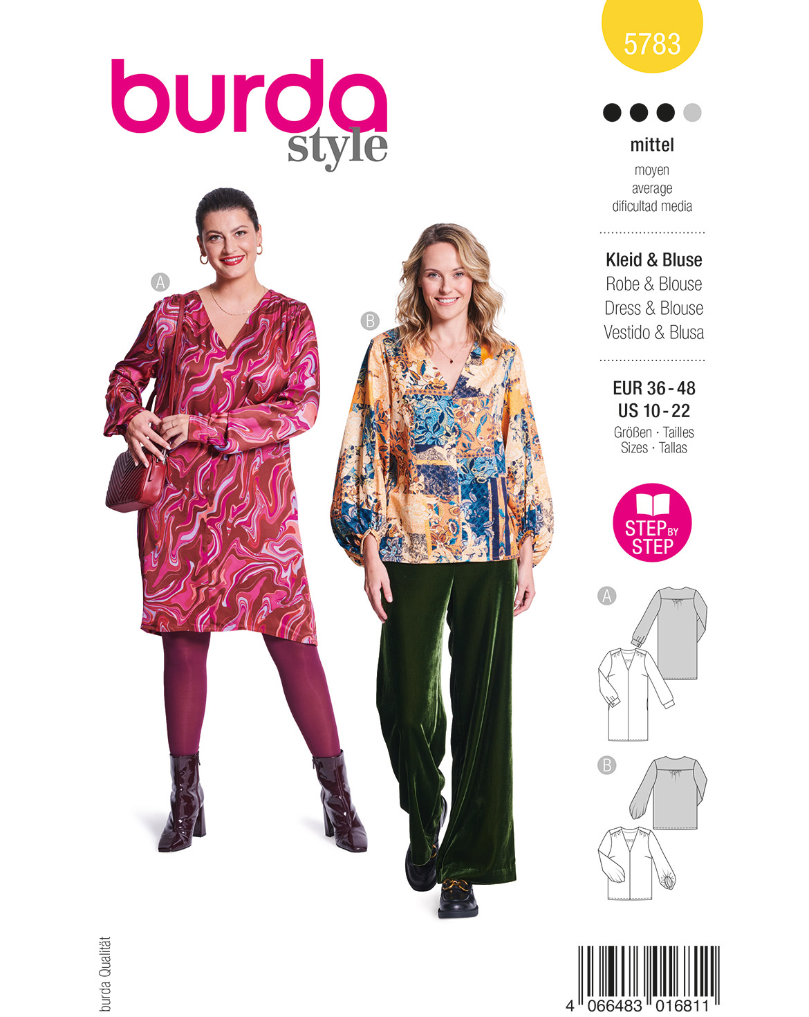 burda Schnittmuster 5783 – Bild 1