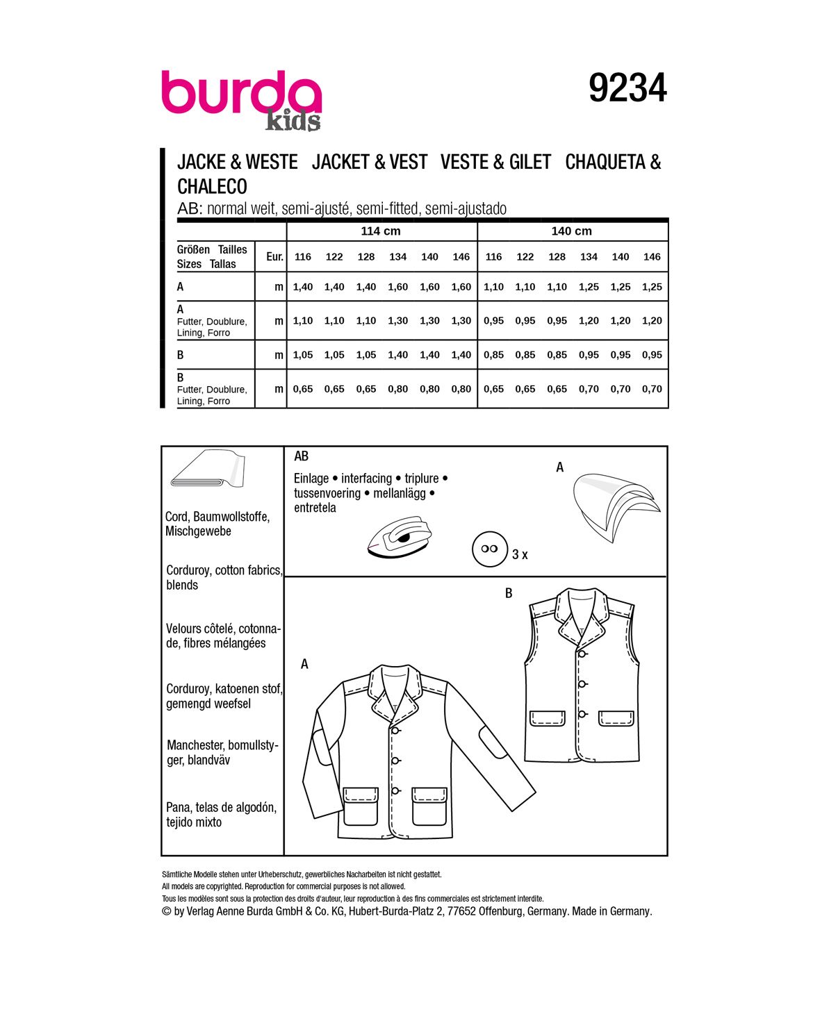 burda Schnittmuster 9234 – Bild 3