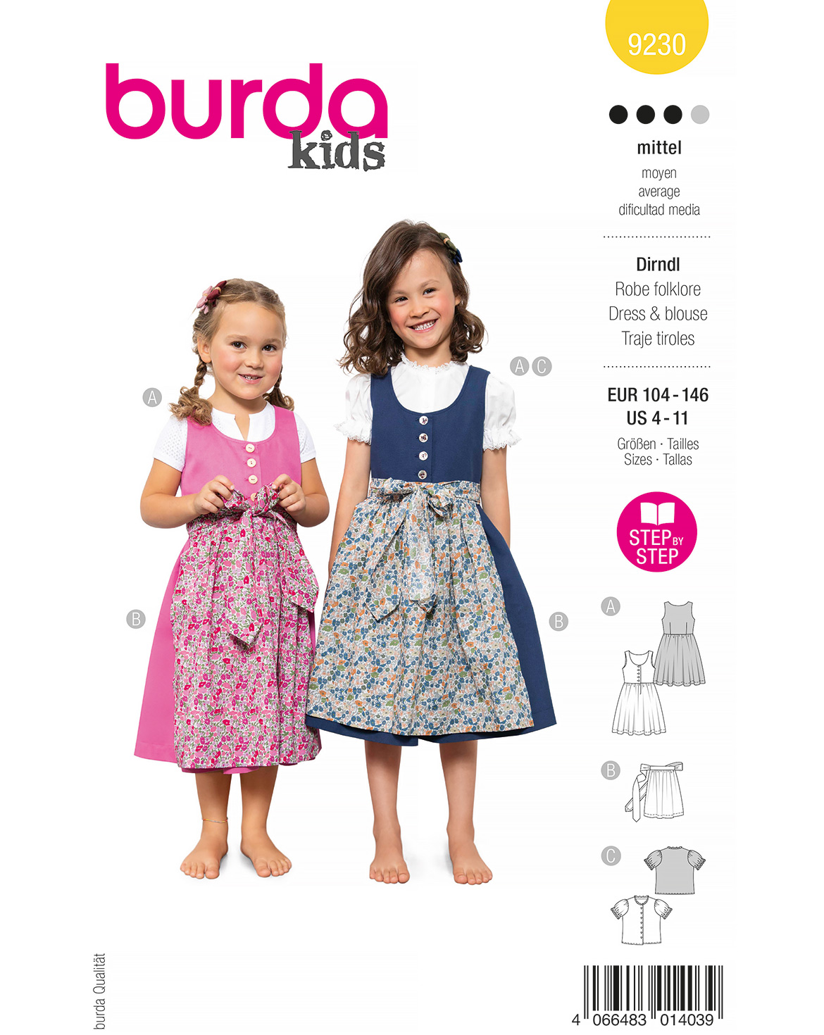burda Schnittmuster 9230 – Bild 1