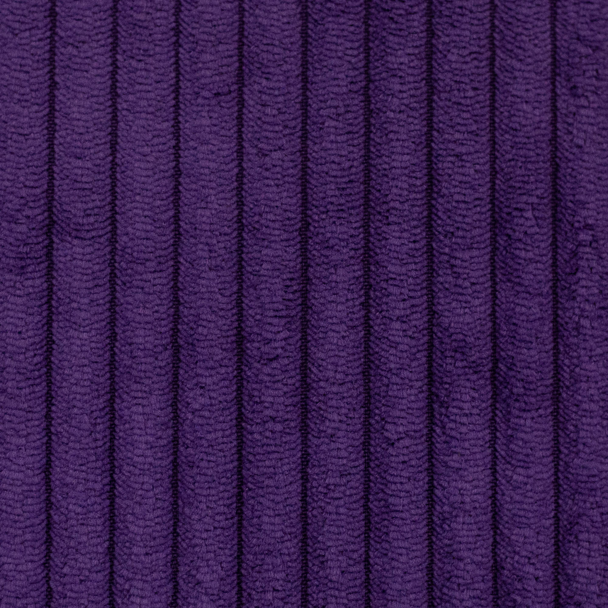 Jumbo Cord Samt Lila – grob gerippter Polyester-Cordsamt