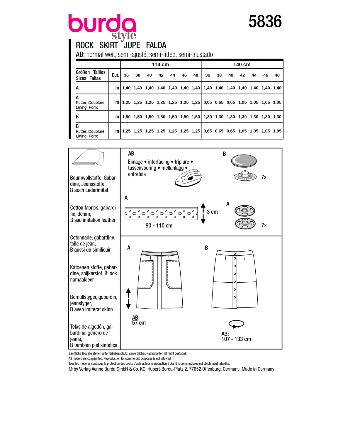 burda Schnittmuster 5836 – Bild 3