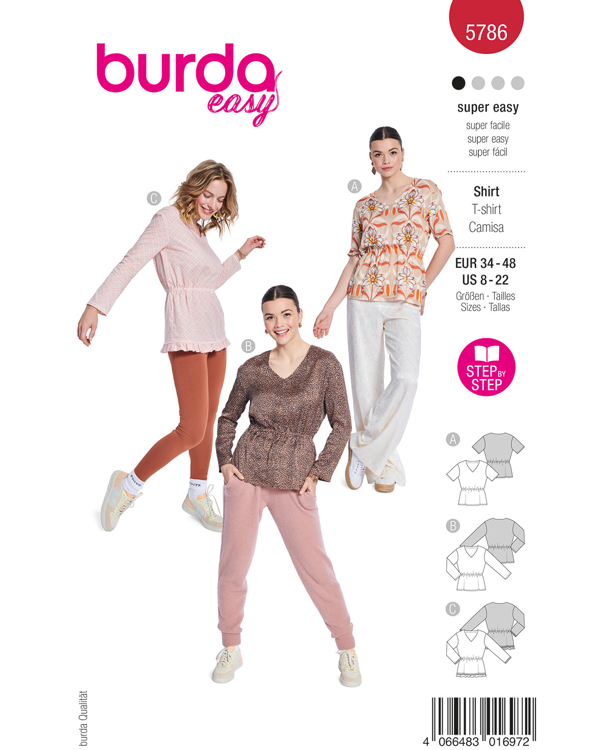 burda Schnittmuster 5786 – Bild 1