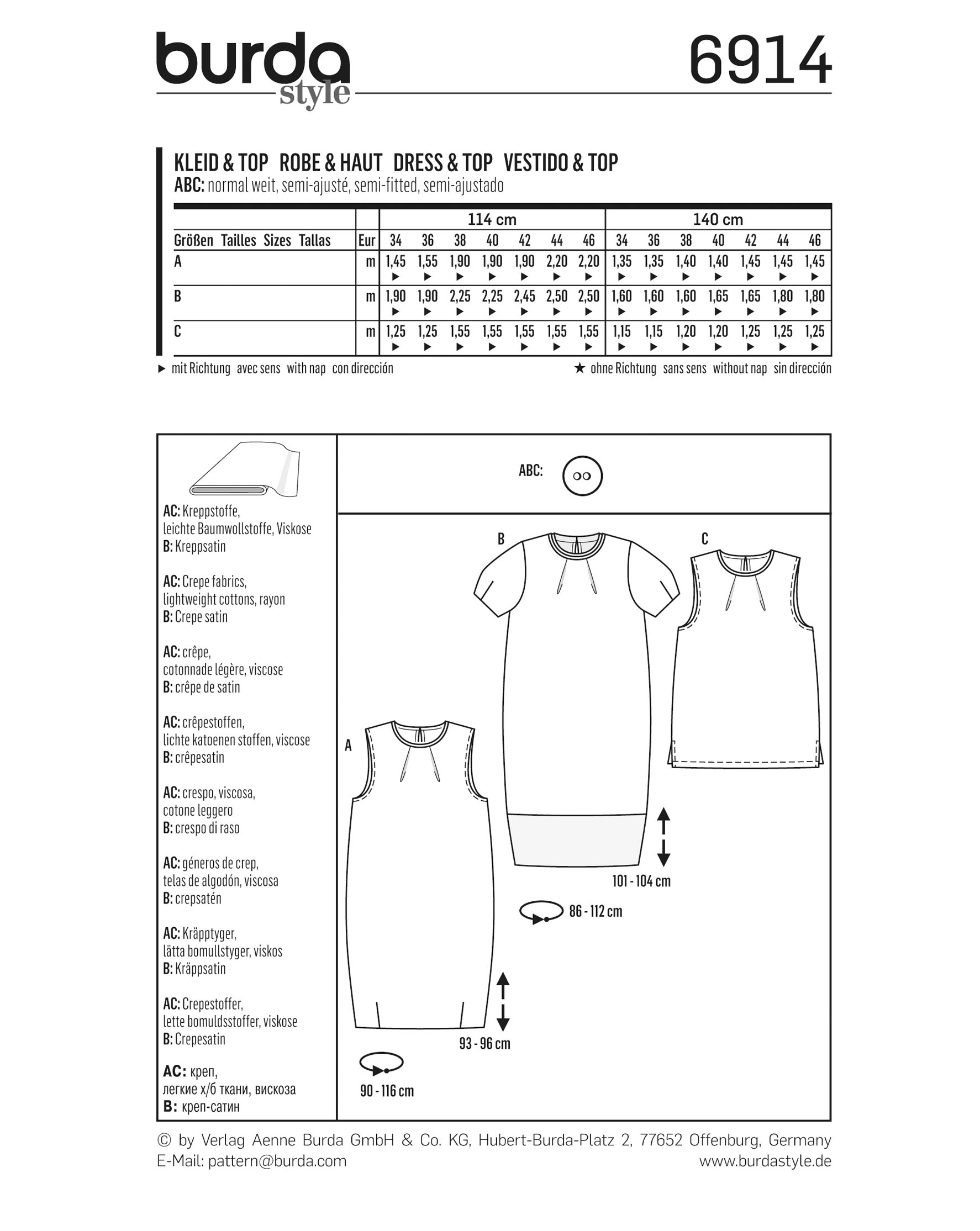 burda Schnittmuster 6914 – Bild 3