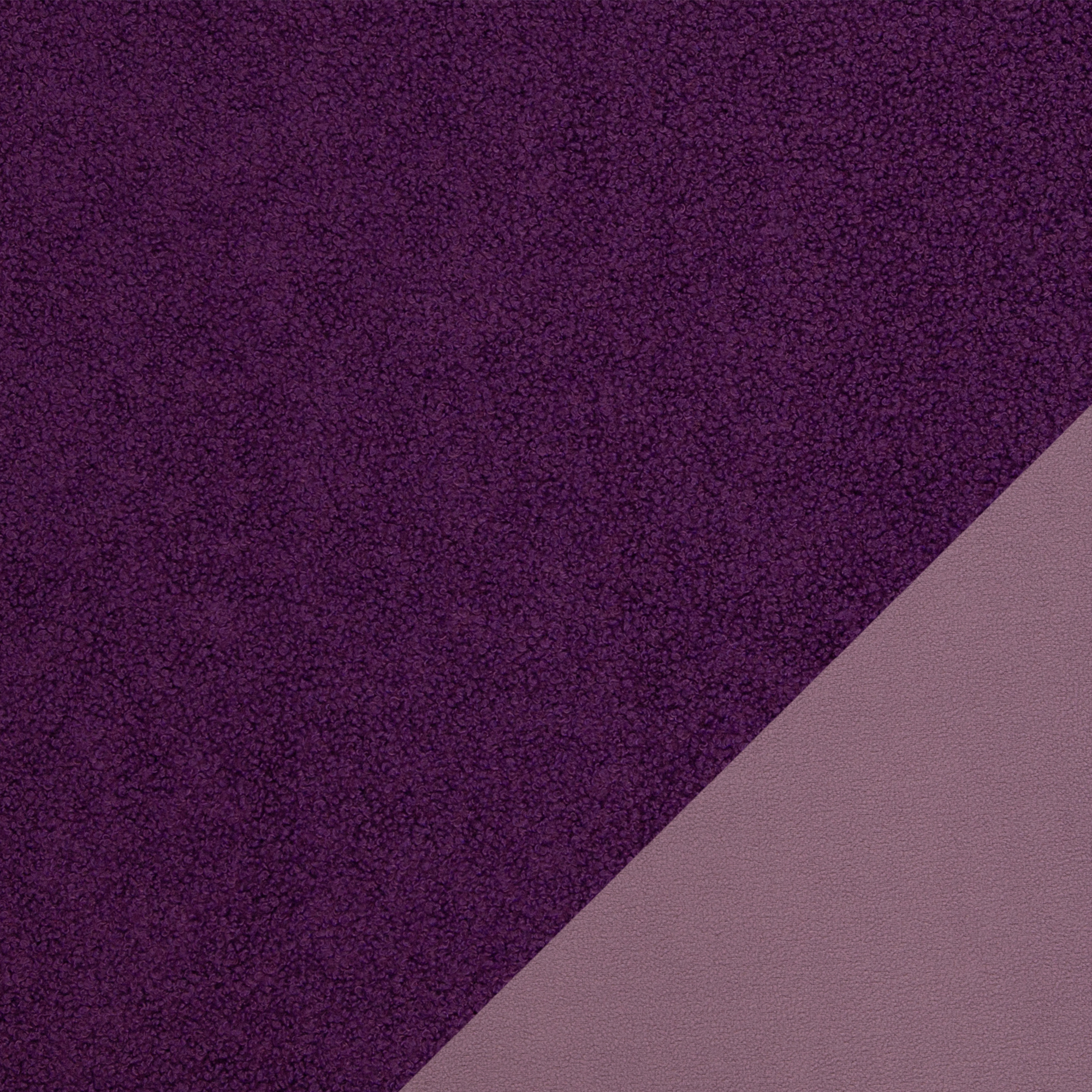 Doubleface Teddy Paddy Aubergine/Altflieder