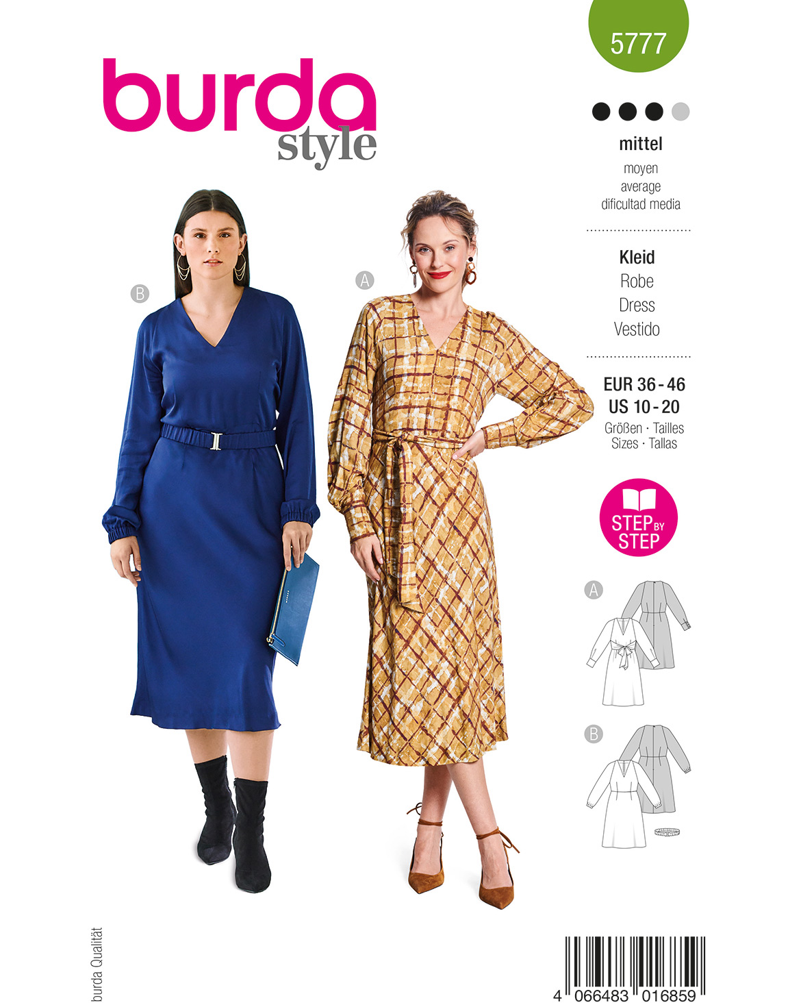 burda Schnittmuster 5777 – Bild 1