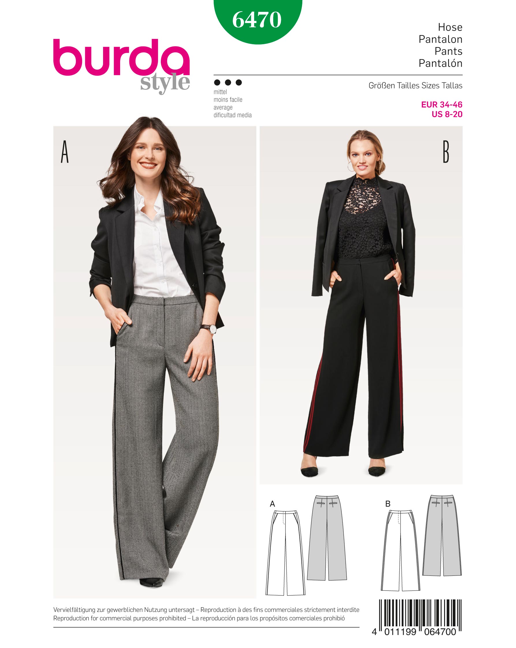 burda Schnittmuster 6470 – Bild 1