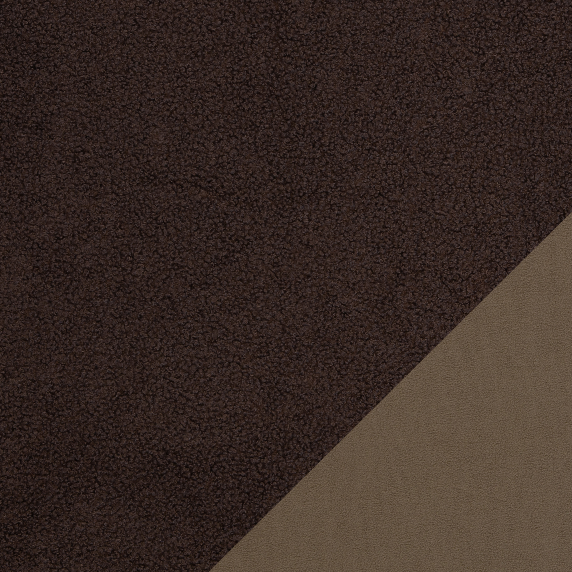 Doubleface Teddy Paddy Braun/Taupe