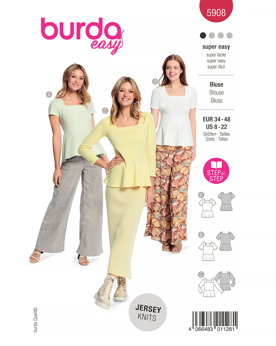 burda Schnittmuster 5908 – Bild 1