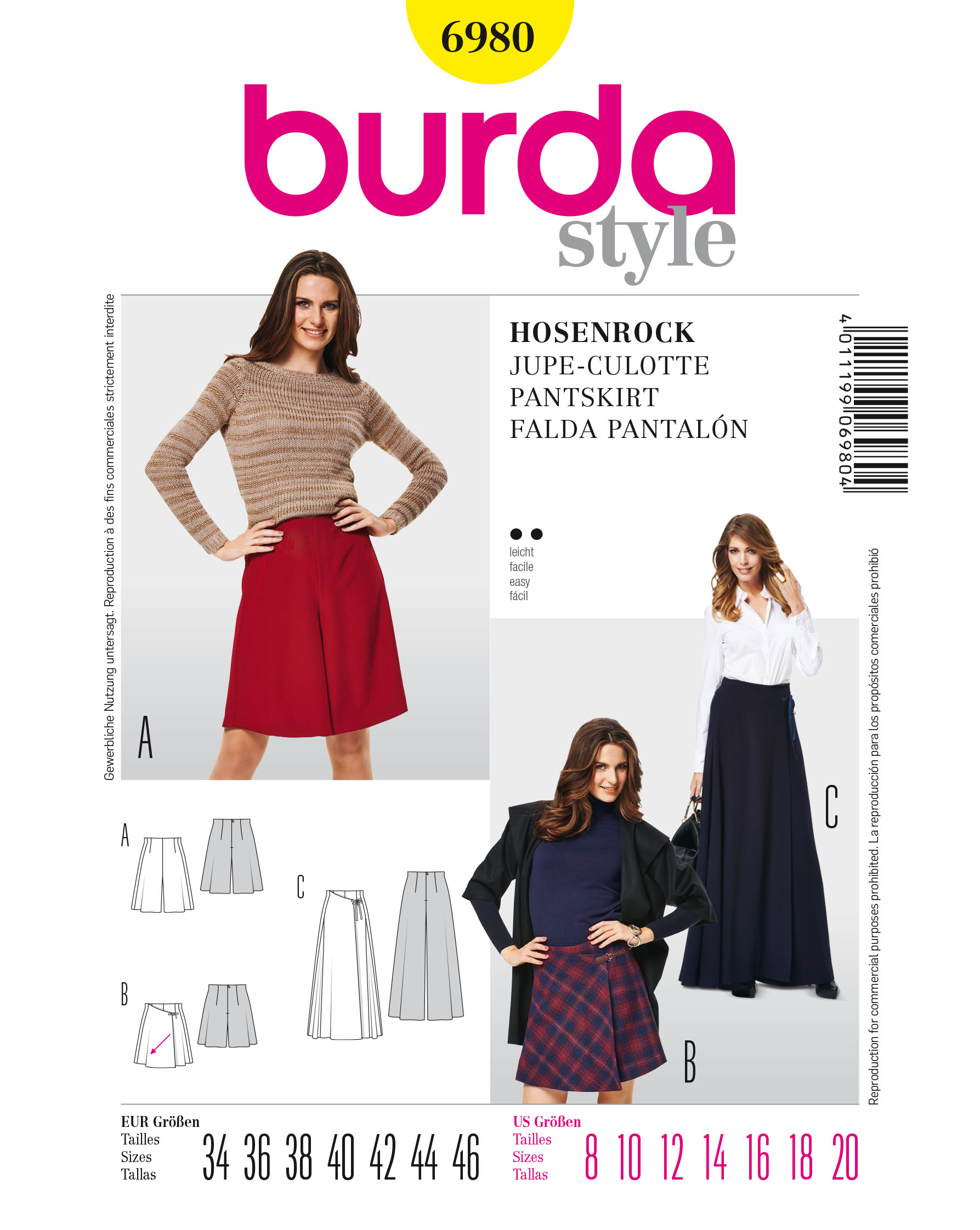 burda Schnittmuster 6980 – Bild 1