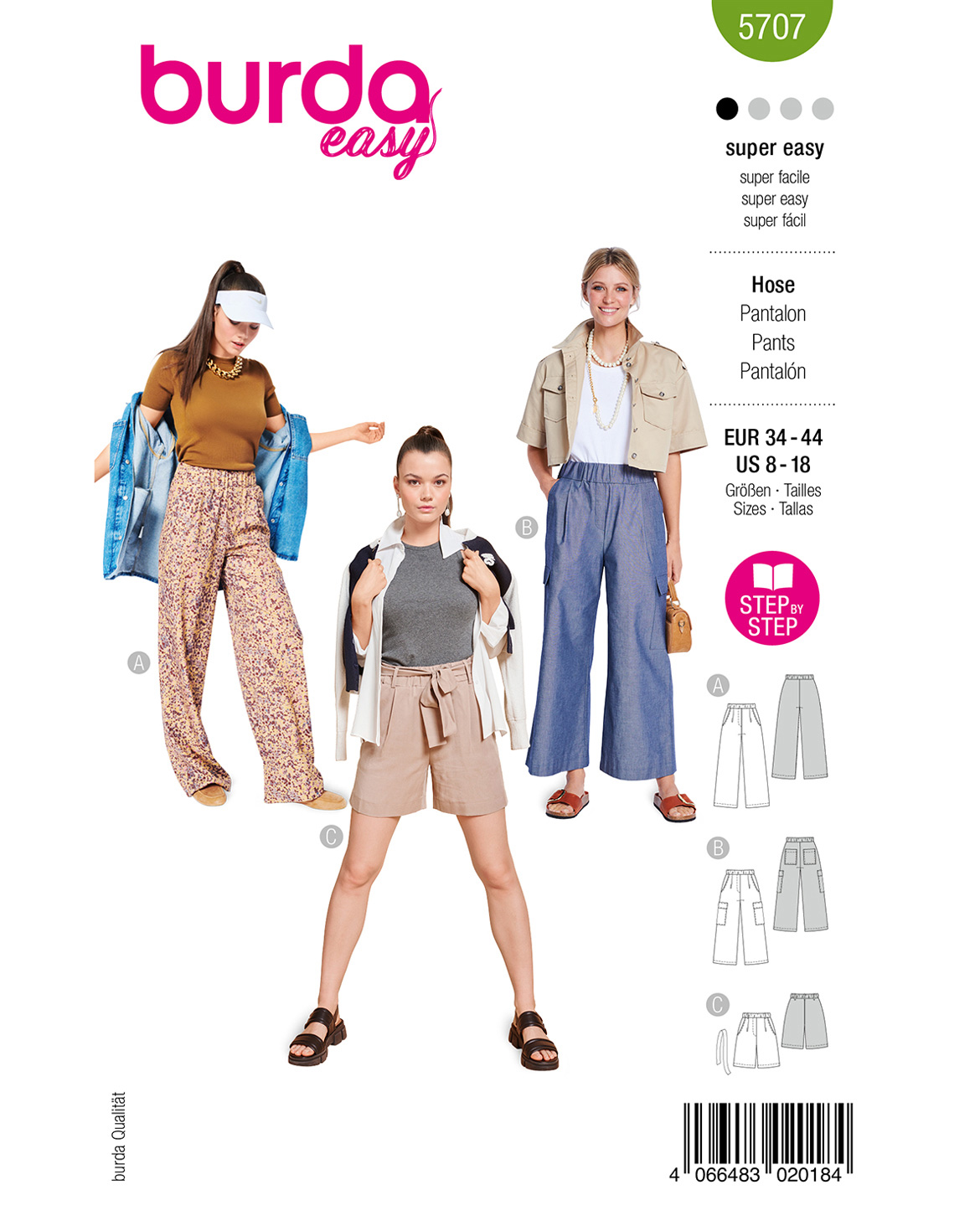 burda Schnittmuster 5707 – Bild 1