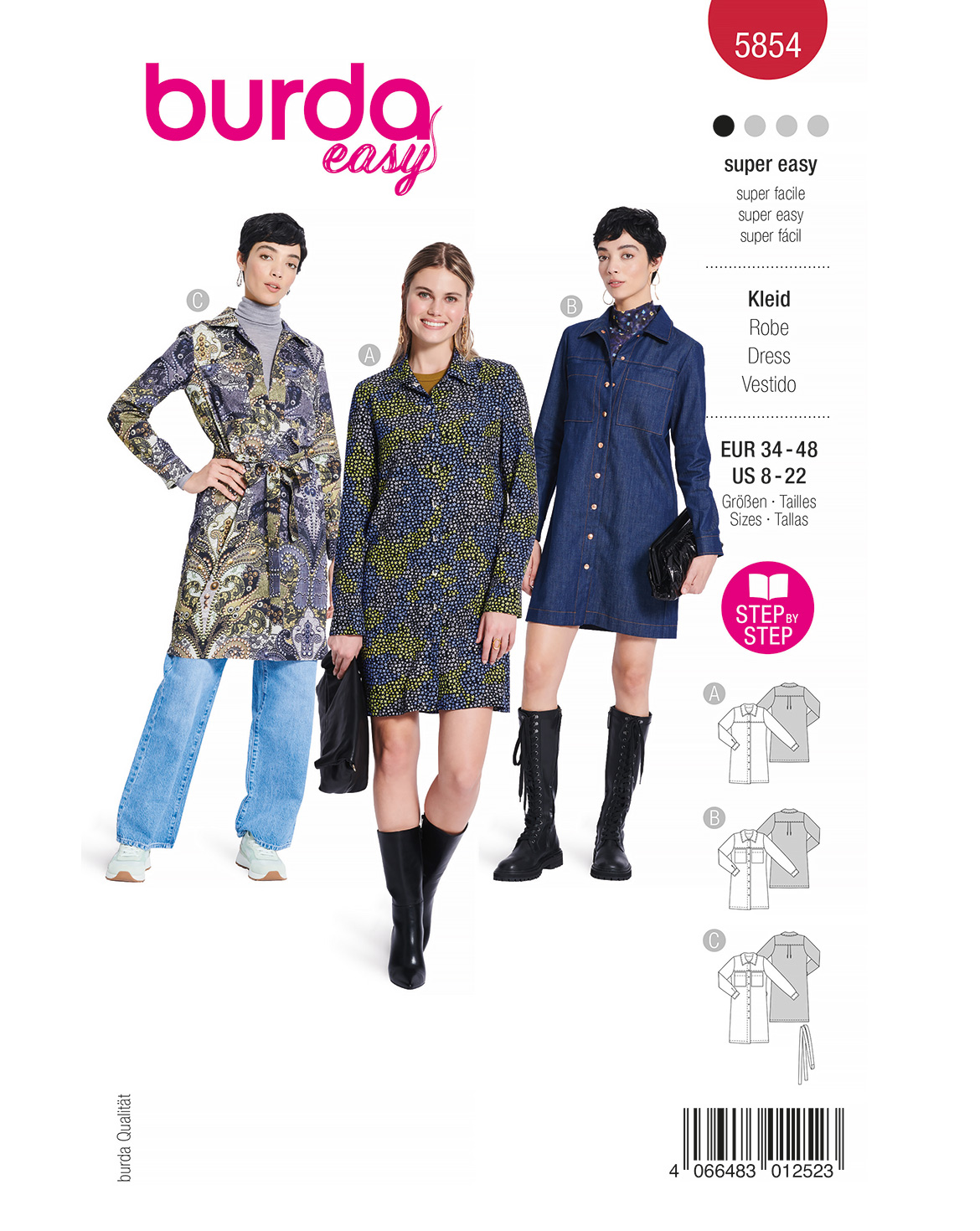 burda Schnittmuster 5854 – Bild 1