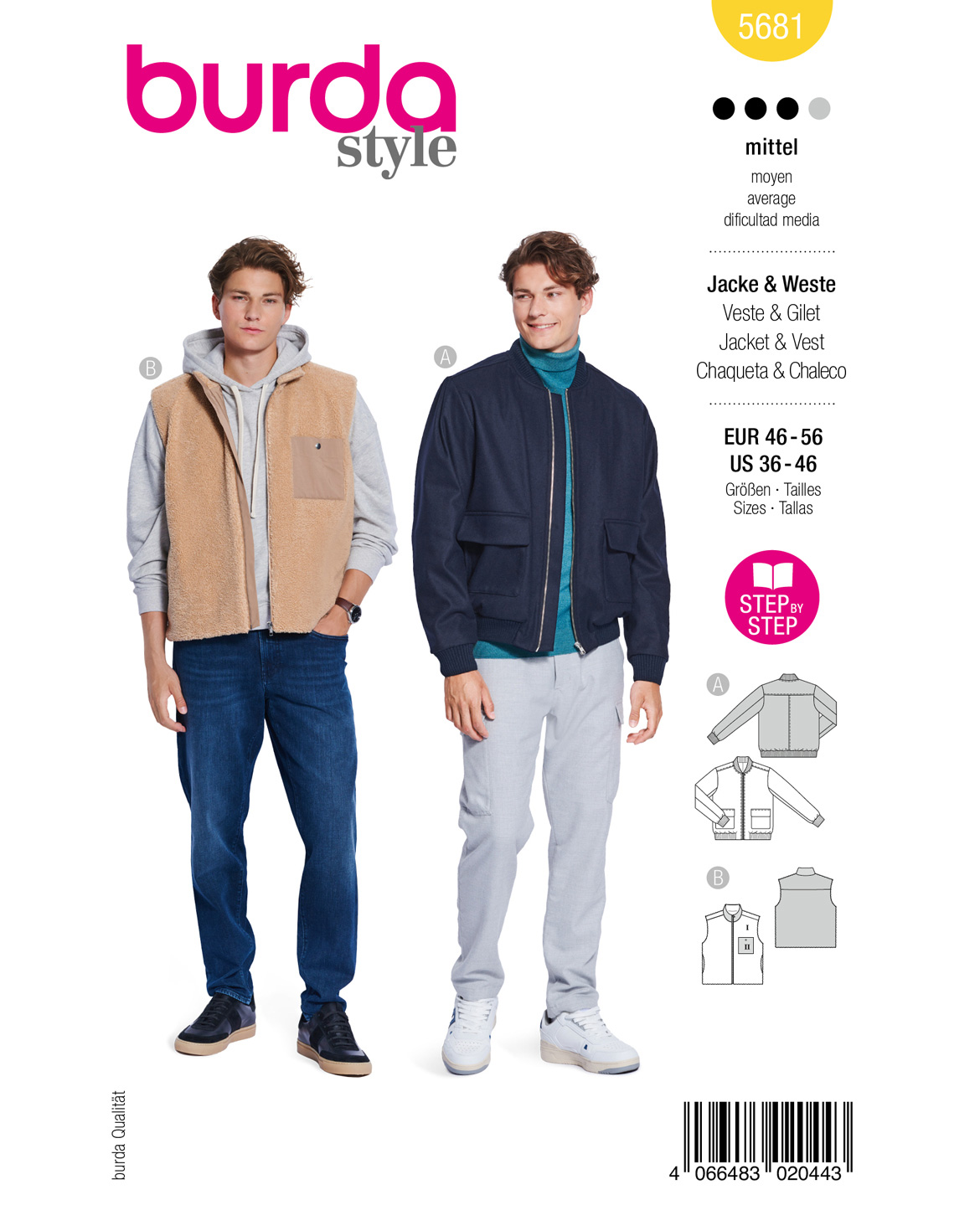 burda Schnittmuster 5681 – Bild 1