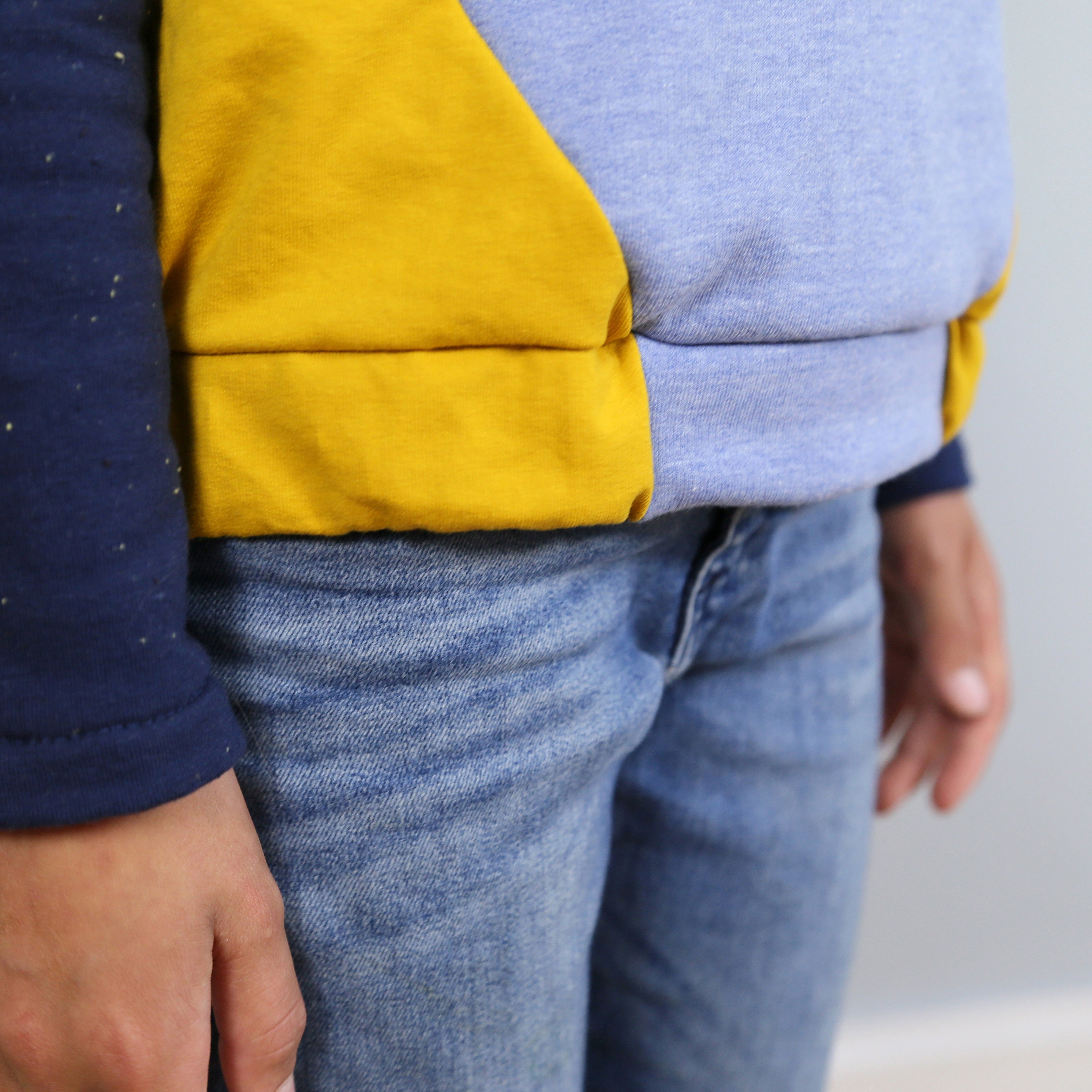 Schnittmuster LILLE – Raglansweater mit schrägen Teilungsnähten, STUDIO SCHNITTREIF