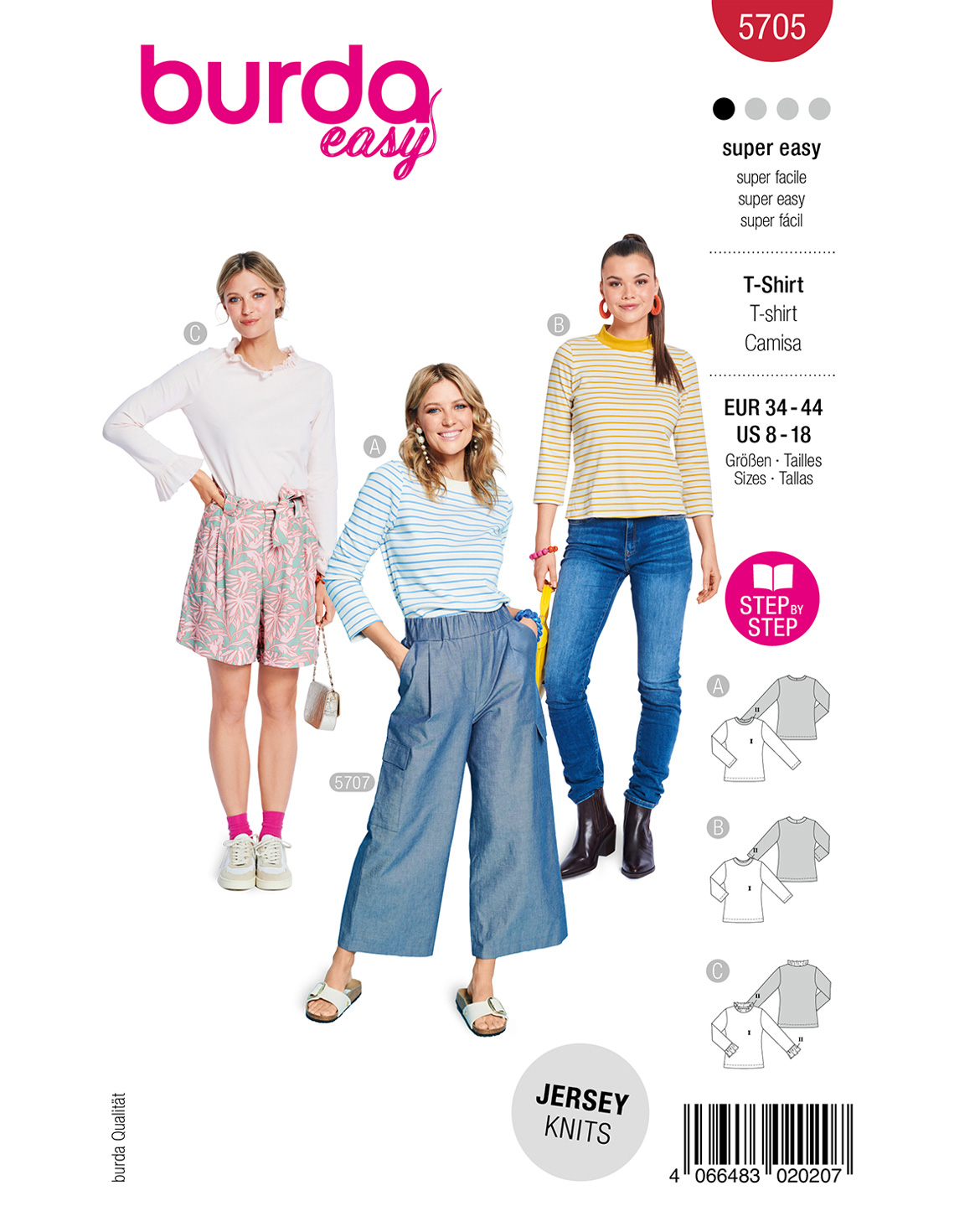 burda Schnittmuster 5705 – Bild 1
