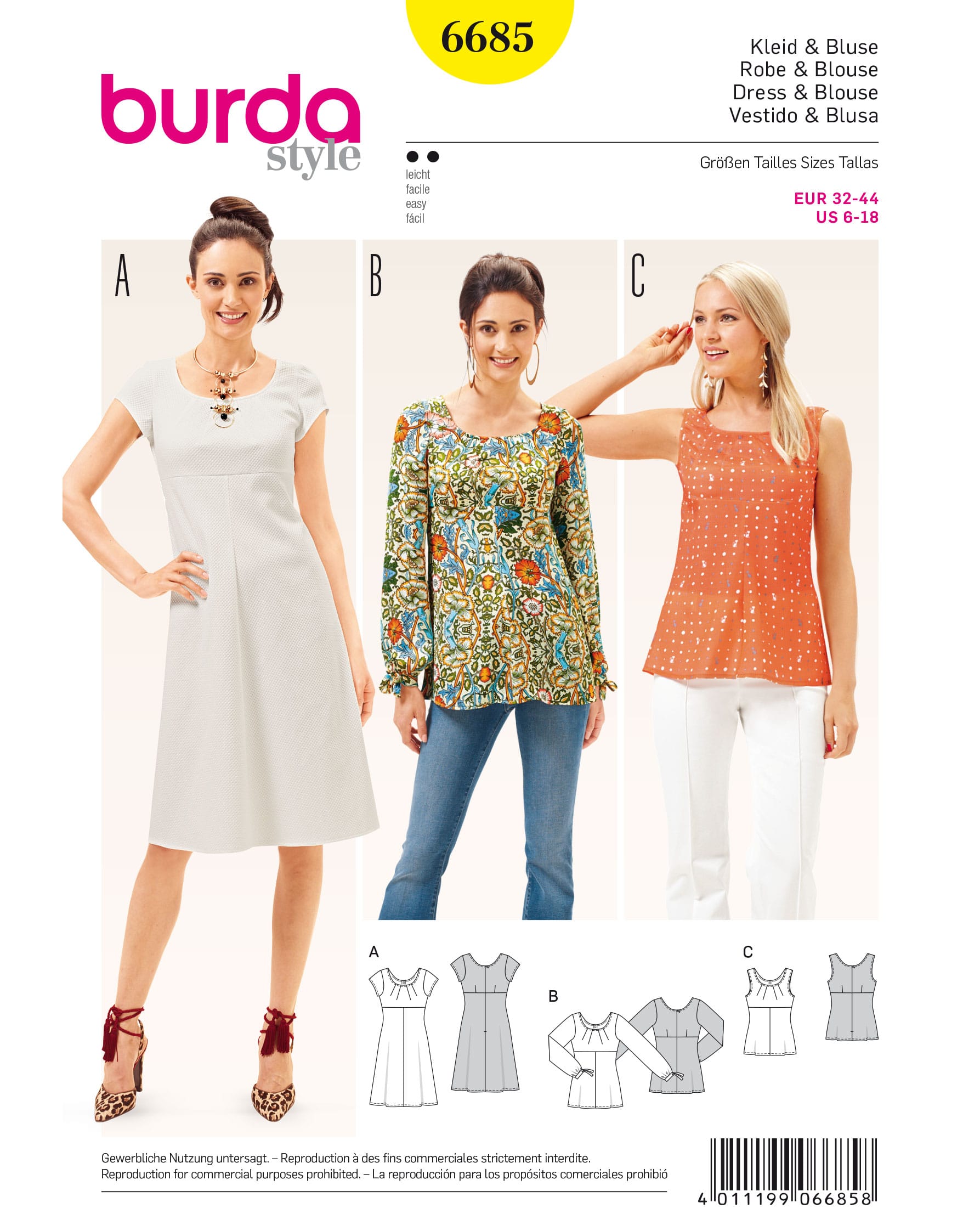 burda Schnittmuster 6685 – Bild 2
