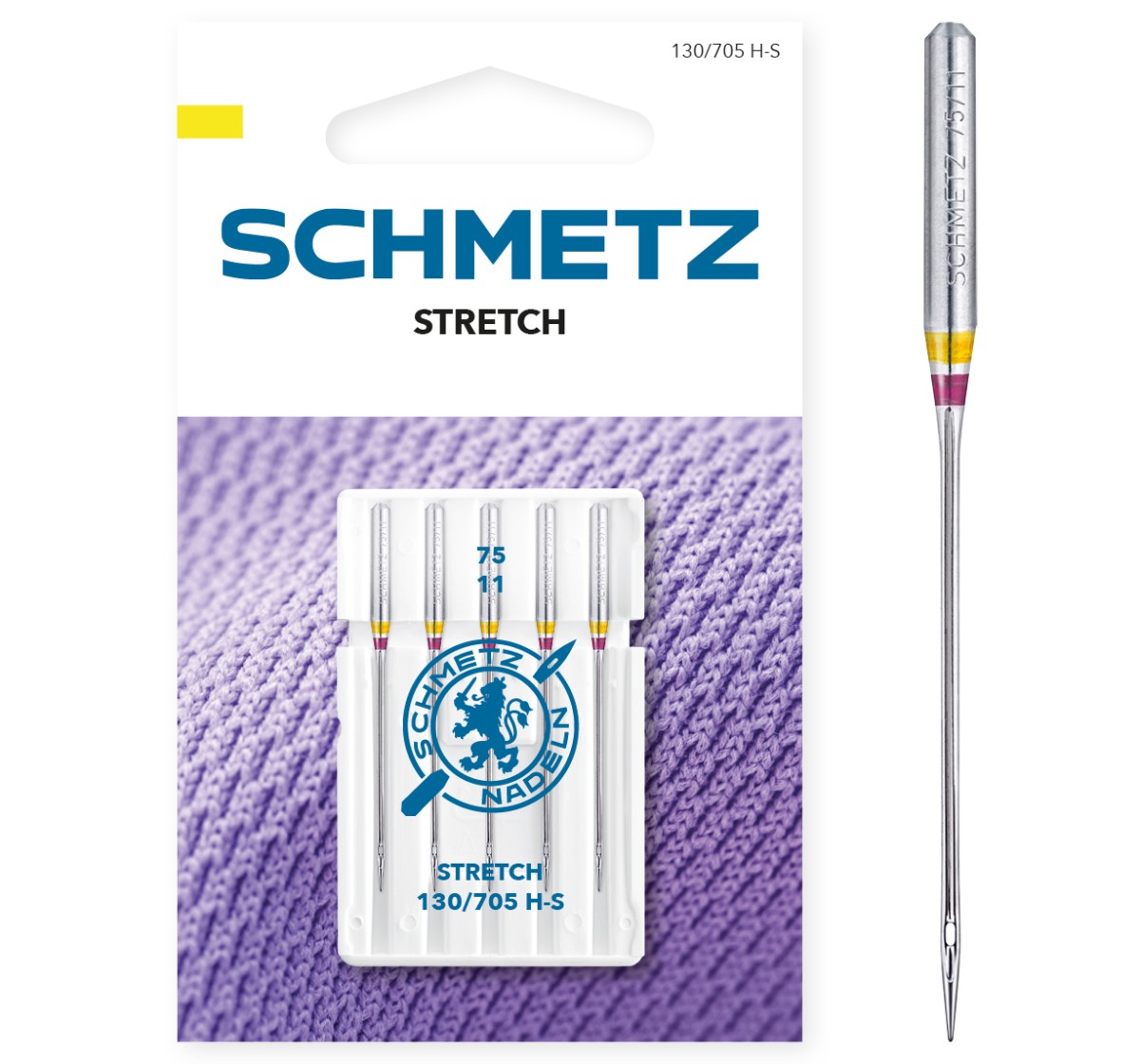 Schmetz Stretch-Nadel (75/11) | 130/705 H-S – offizielles SCHMETZ Produktfoto