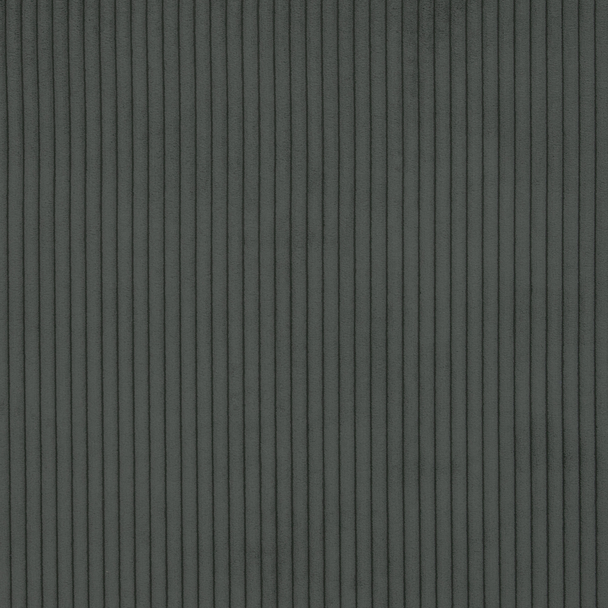 Jumbo Cord Samt Anthrazit – grob gerippter Polyester-Cordsamt