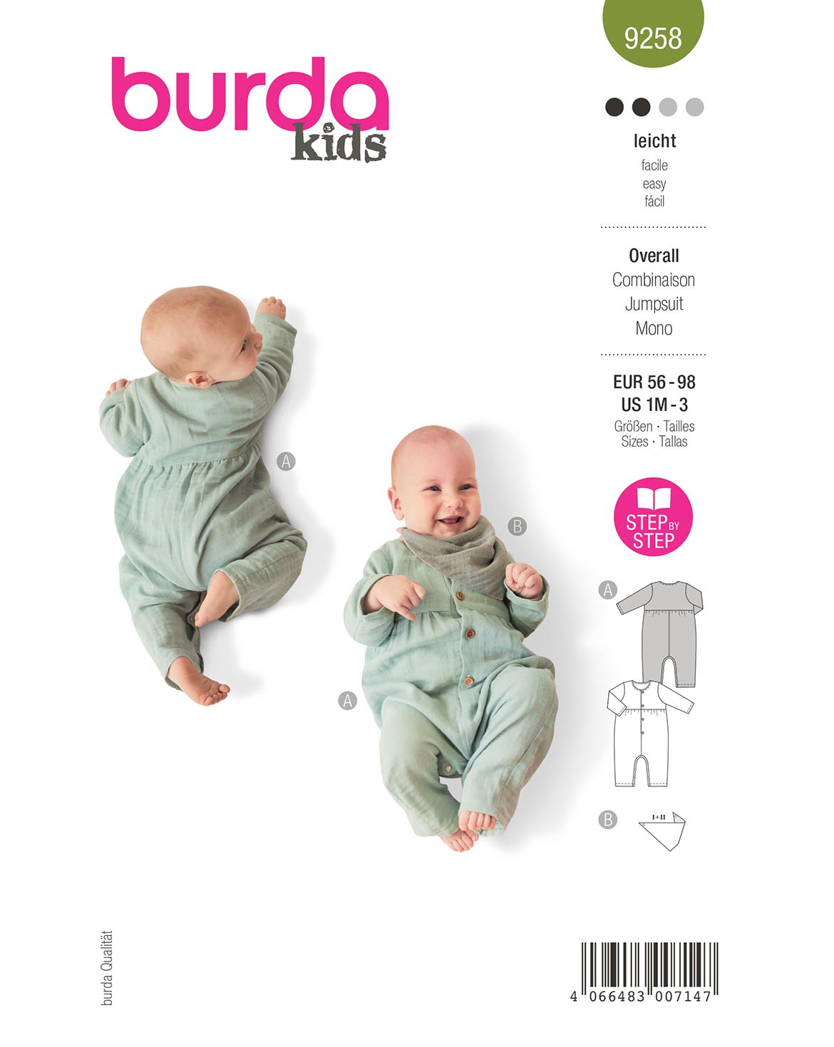 burda Schnittmuster 9258 – Bild 1