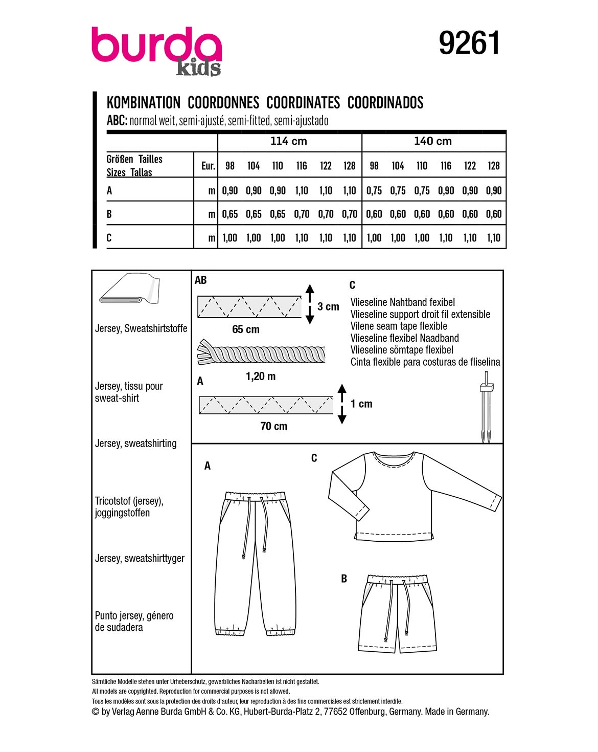 burda Schnittmuster 9261 – Bild 2