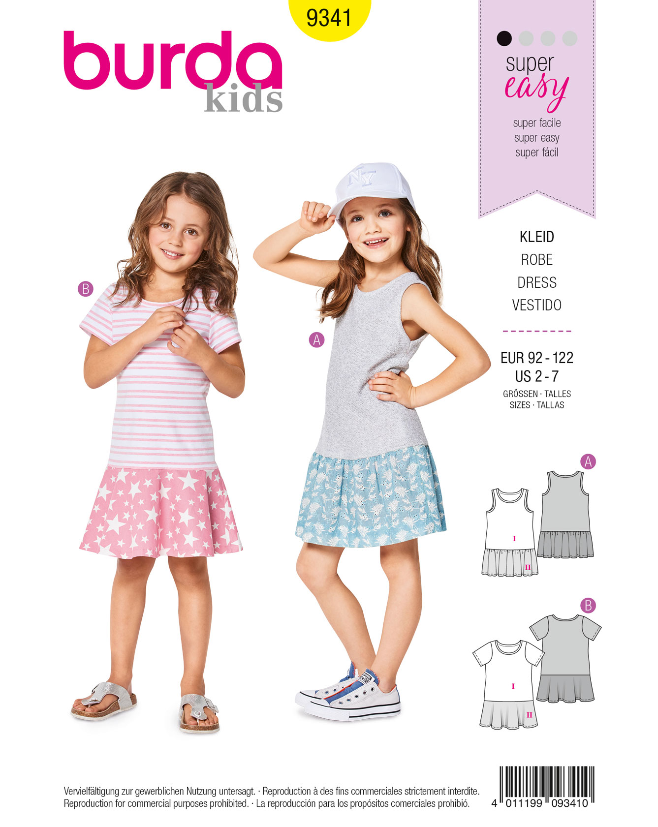 burda Schnittmuster 9341 – Bild 1