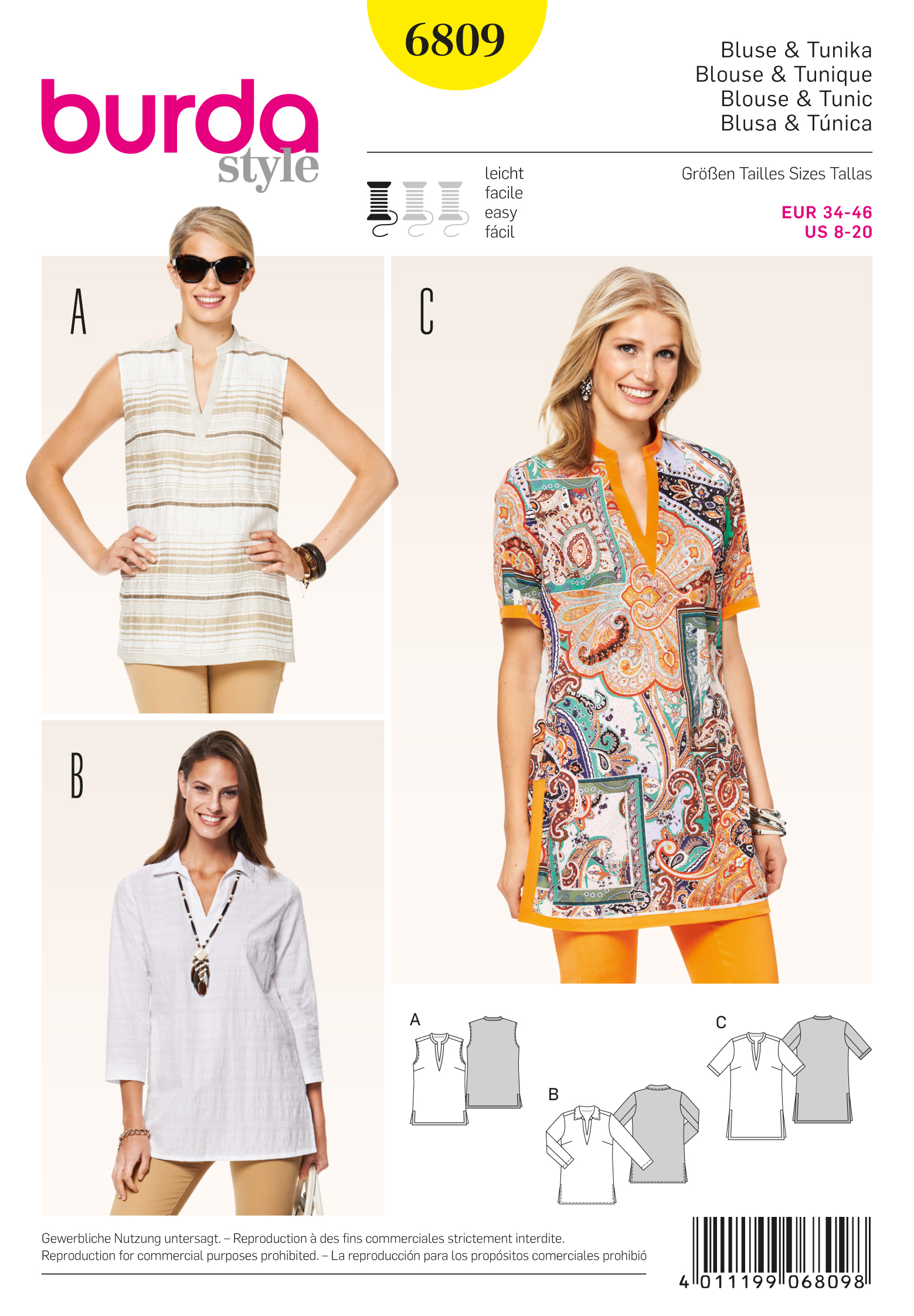 burda Schnittmuster 6809 – Bild 2