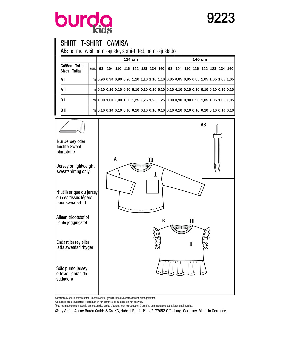 burda Schnittmuster 9223 – Bild 3