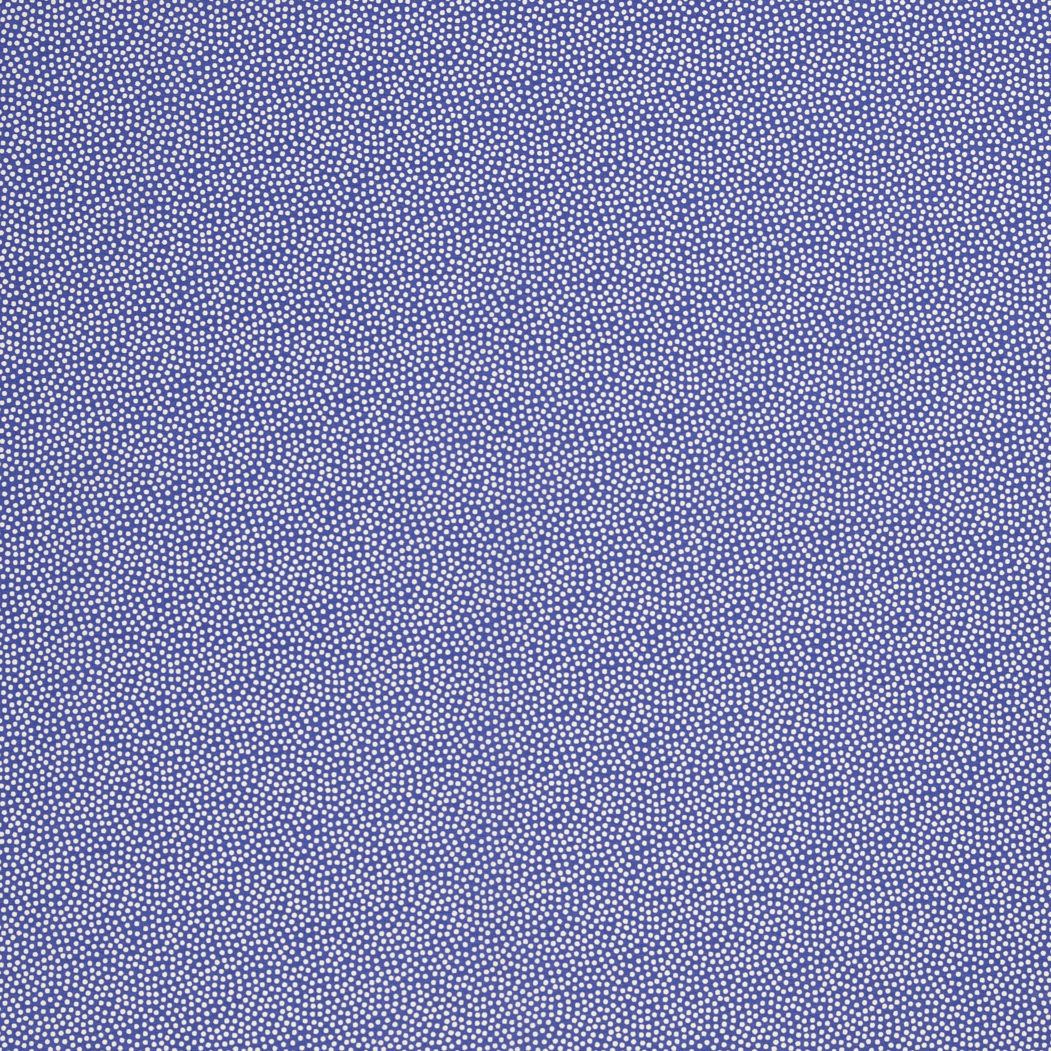 Baumwollstoff Punkte Royalblau